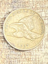 1857 ~ 1c US Flying Cent