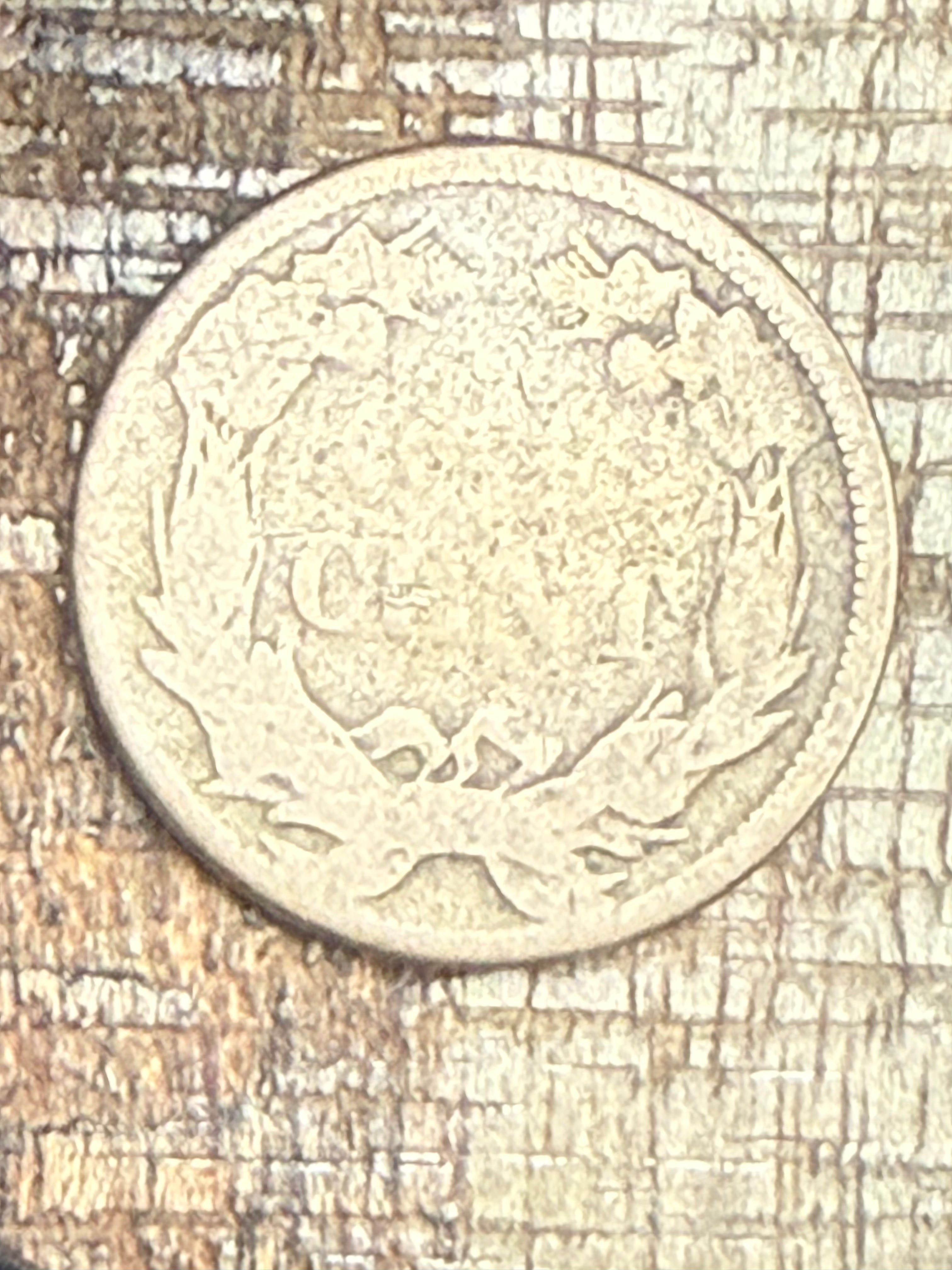 1858 1c Flying Cent ~ Large Letters