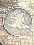 1858 1c Flying Cent ~ Large Letters
