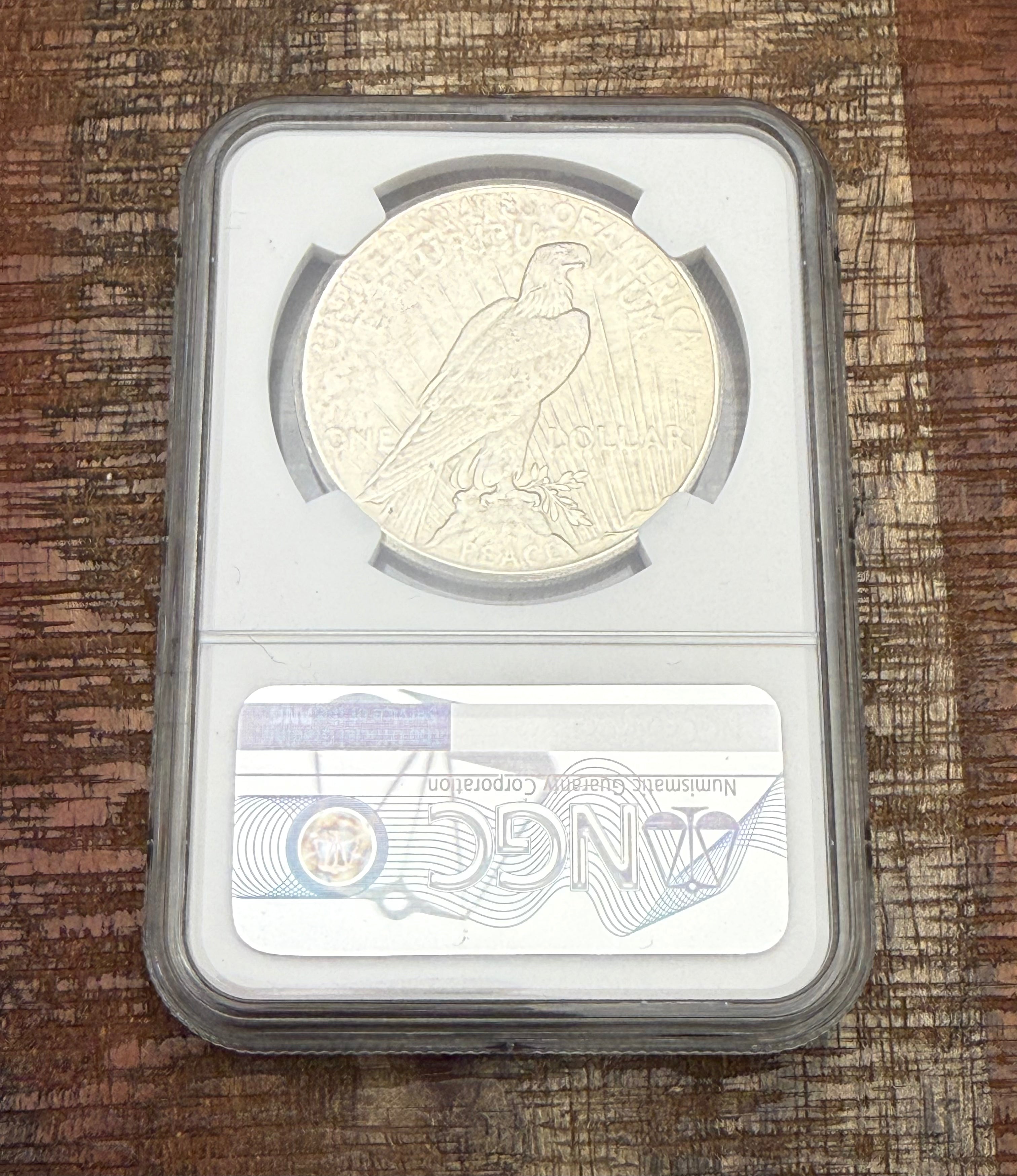 1926 $1 US Silver Peace Dollar ~ NGC UNC  Details-Cleaned