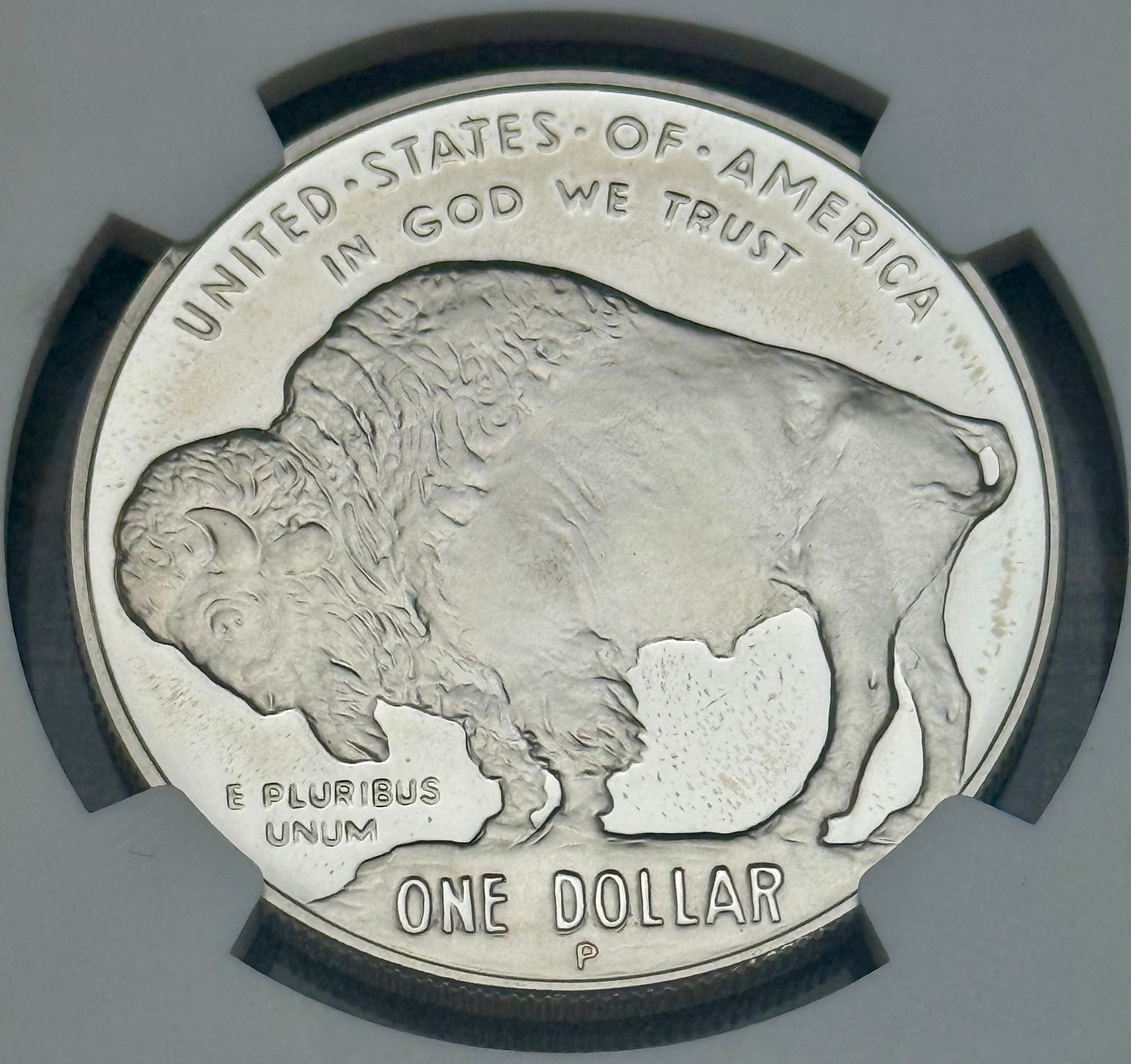 2001-P $1 Buffalo Commemorative Silver Dollar Coin NGC PF69 Ultra Cameo