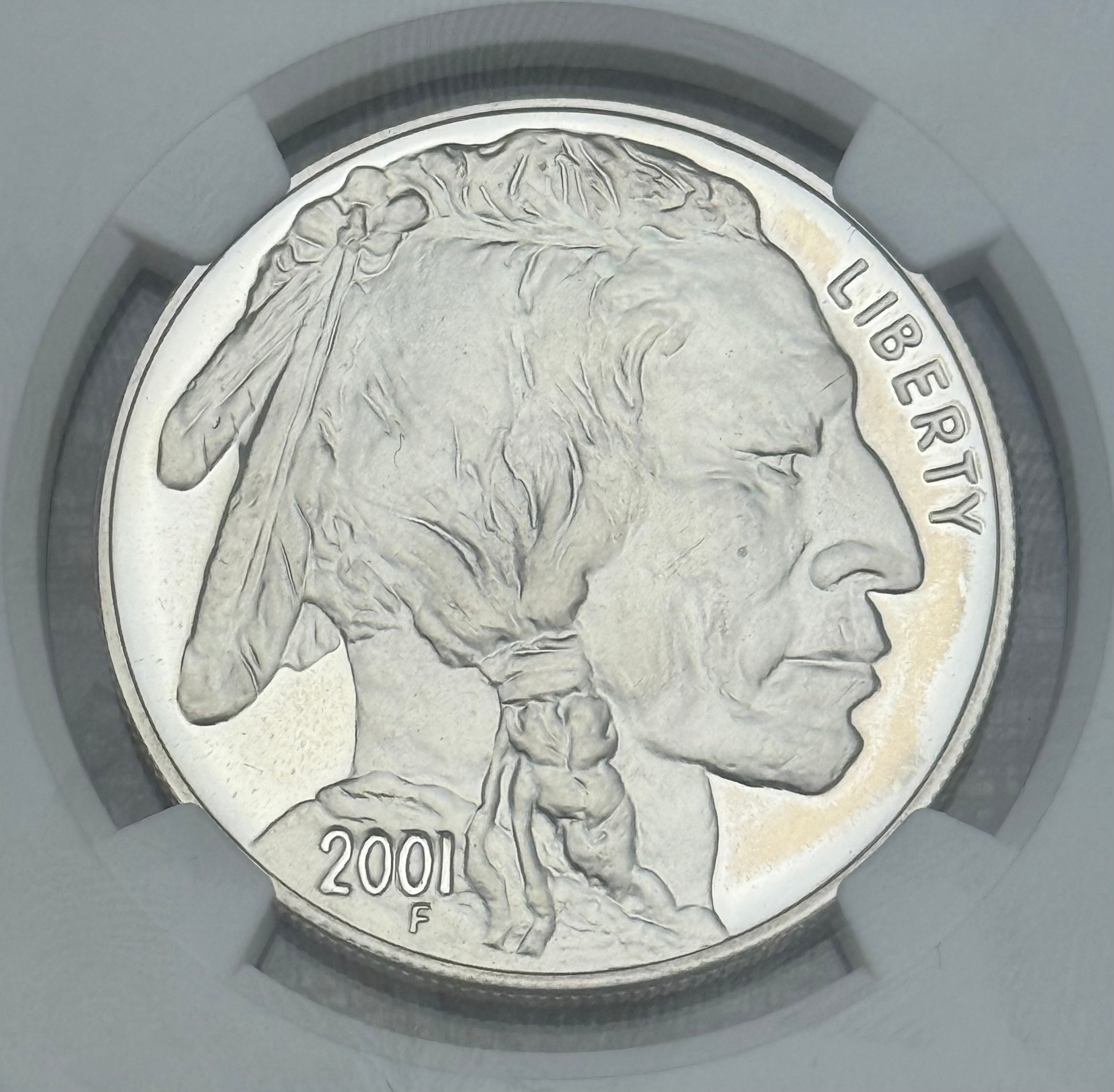 2001-P $1 Buffalo Commemorative Silver Dollar Coin NGC PF69 Ultra Cameo