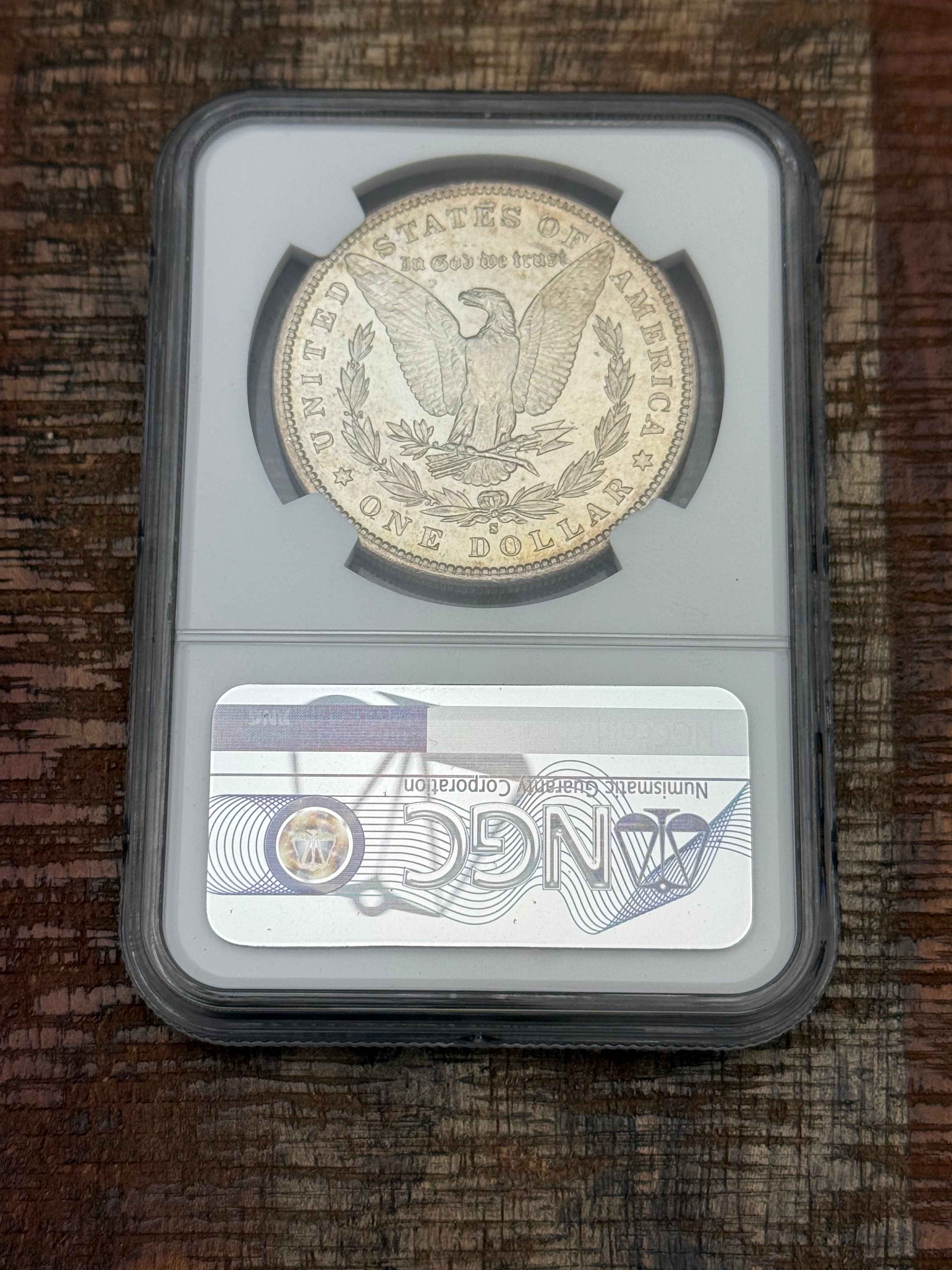 1881-S $1 US Silver Morgan Dollar NGC MS64