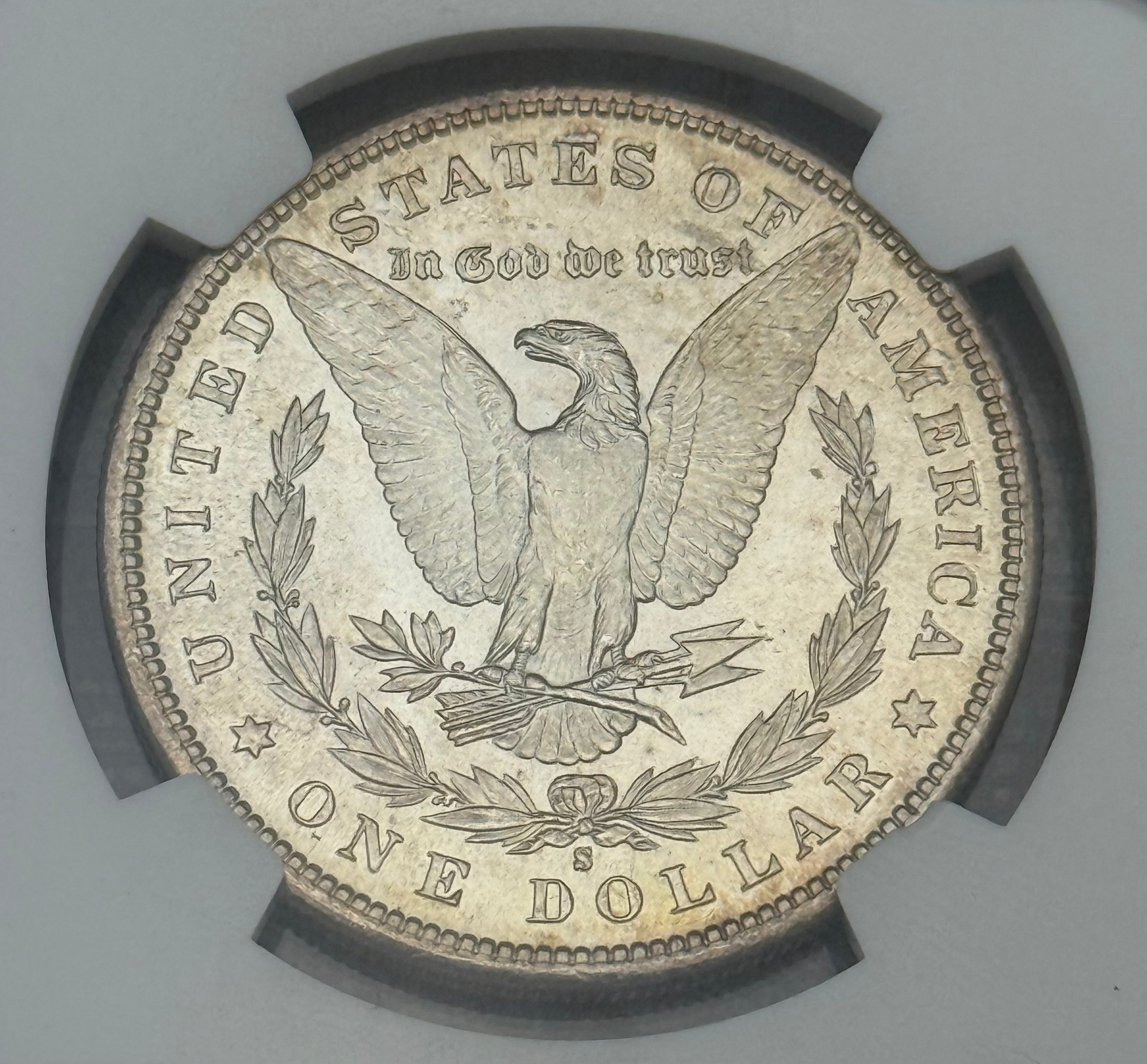 1881-S $1 US Silver Morgan Dollar NGC MS64
