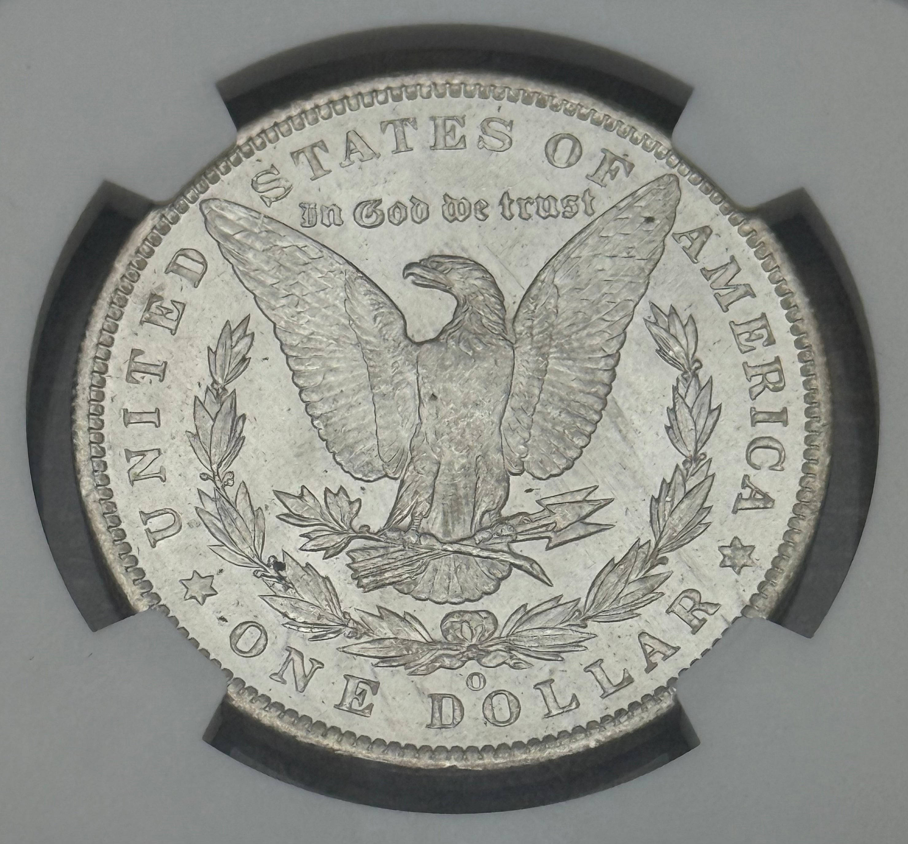 1885-O $1 US Morgan Silver Dollar NGC MS64