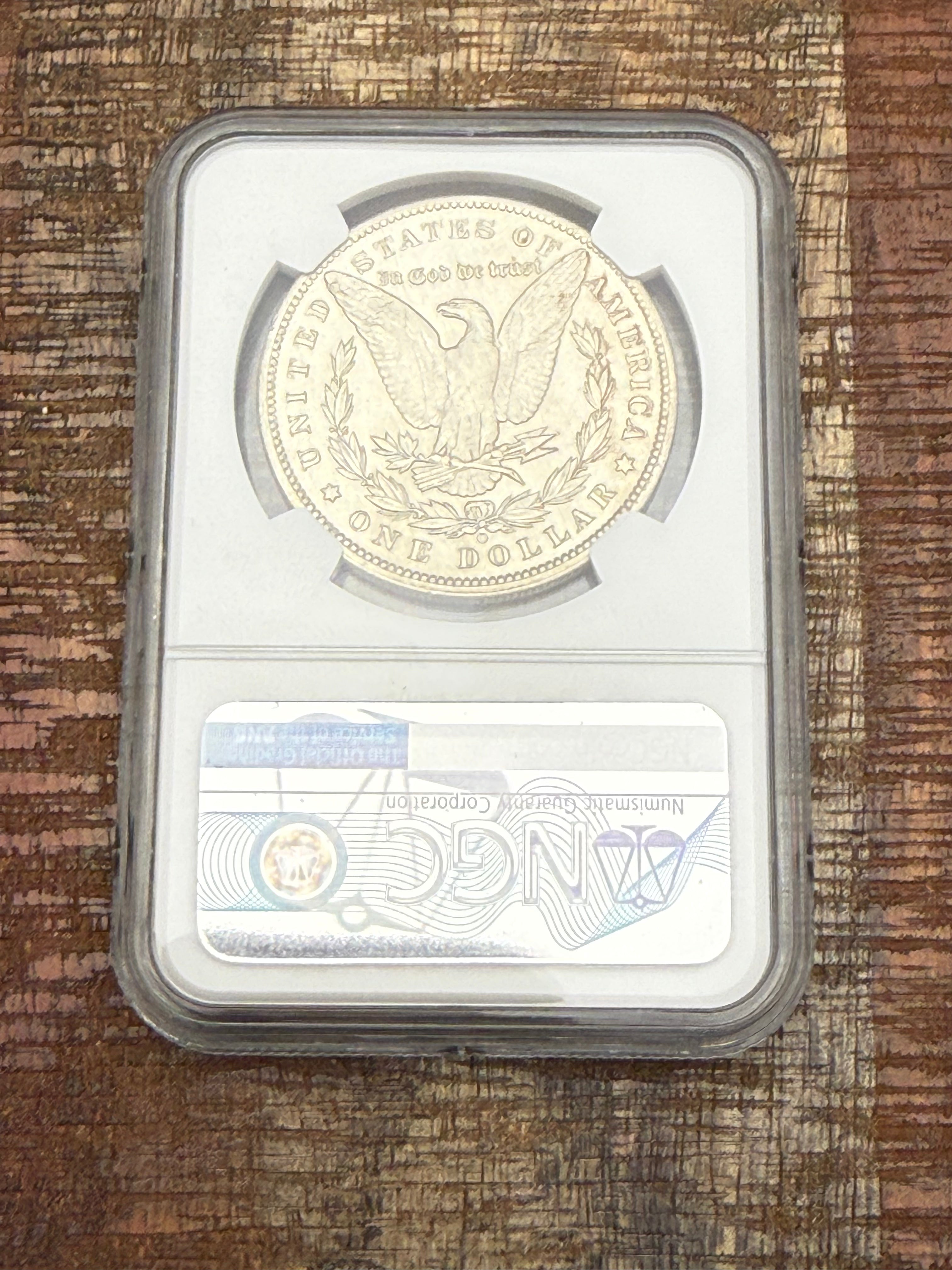 1890-O $1 US Morgan Silver Dollar NGC MS63