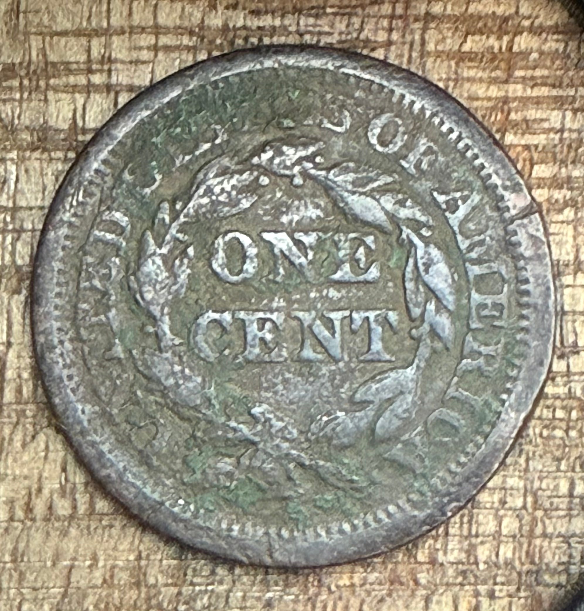 1849 1C Large Cent
