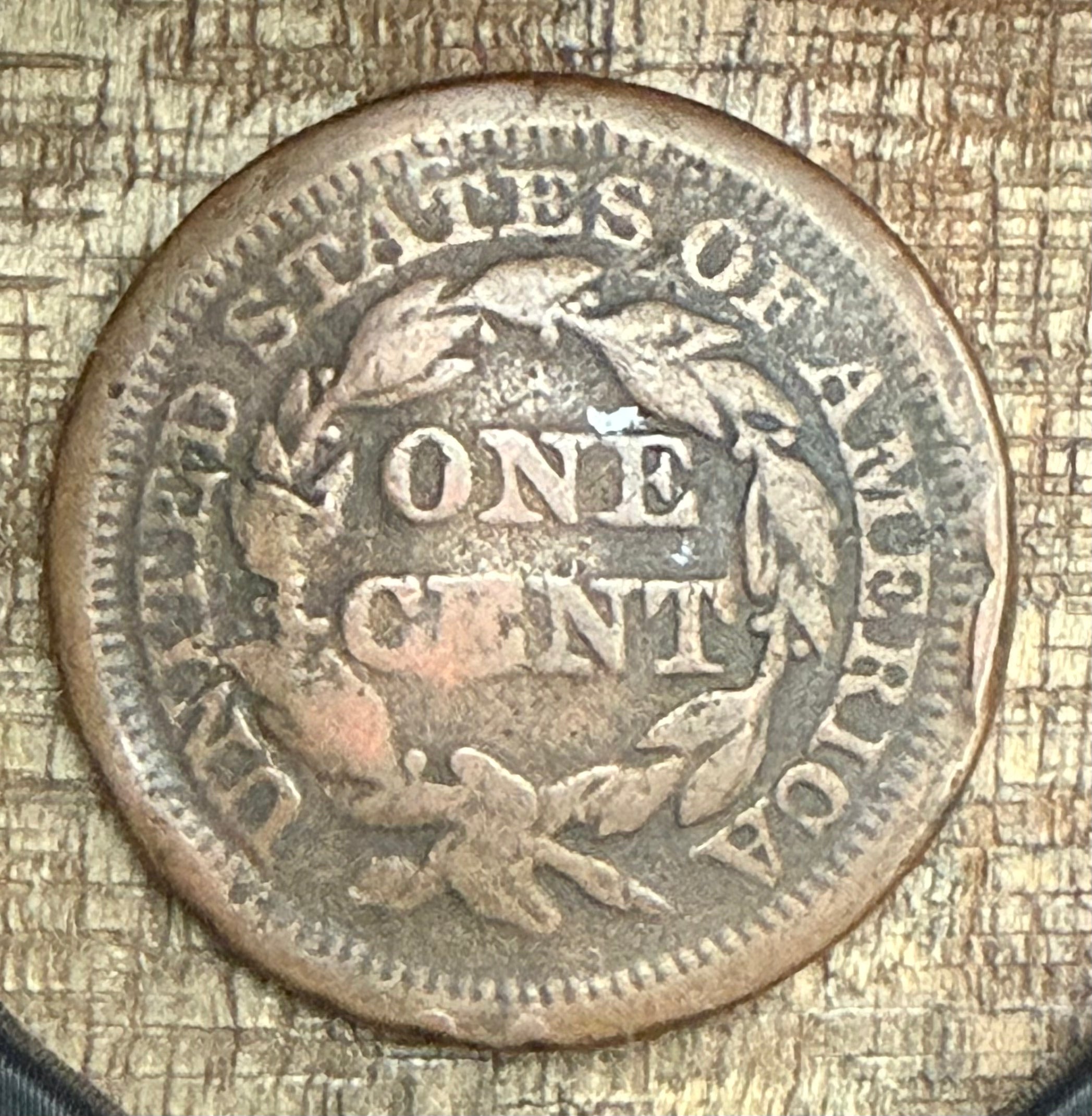 1850 1C Large Cent