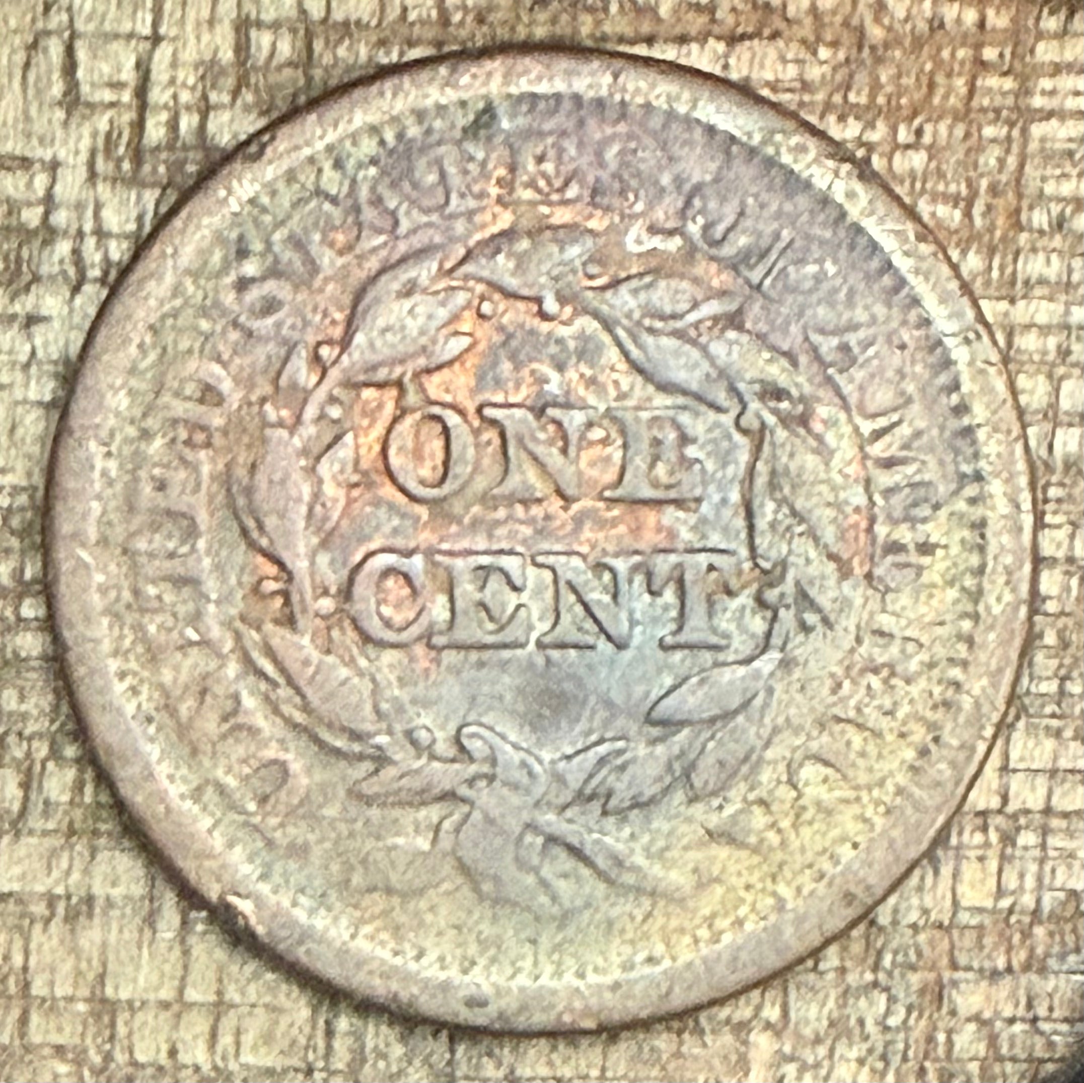 1851 1C Large Cent