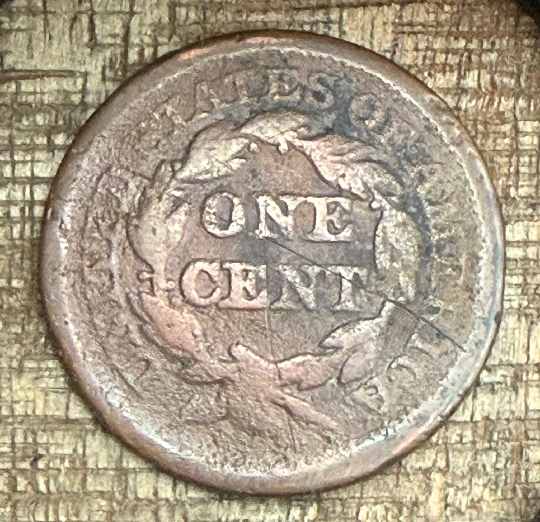 1851 1C Large Cent