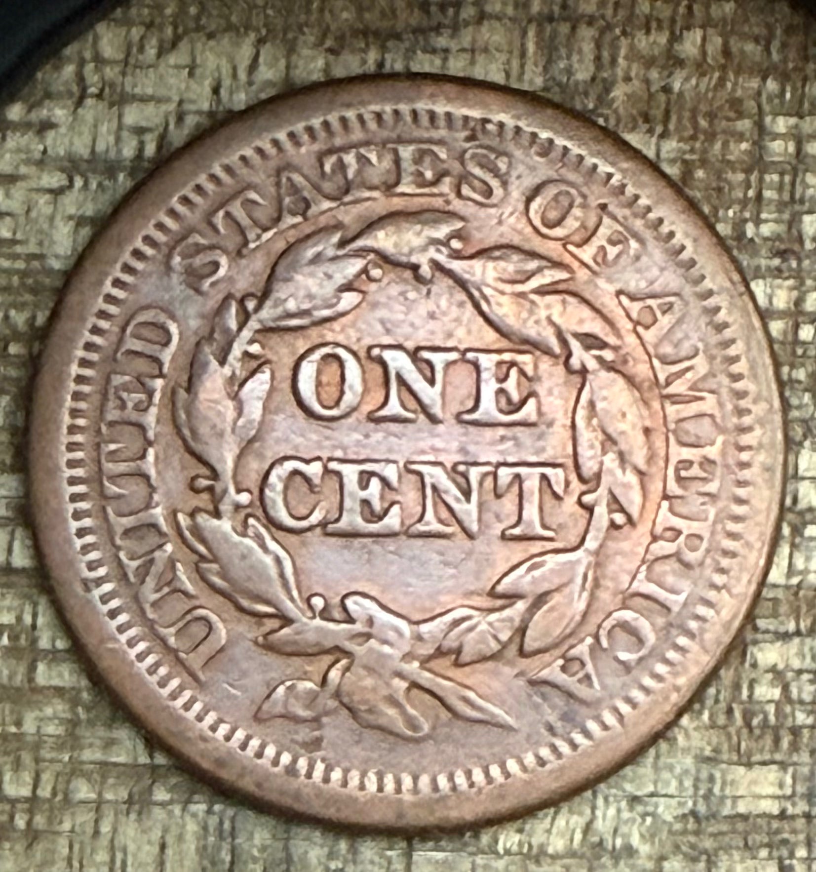 1851 1C Large Cent