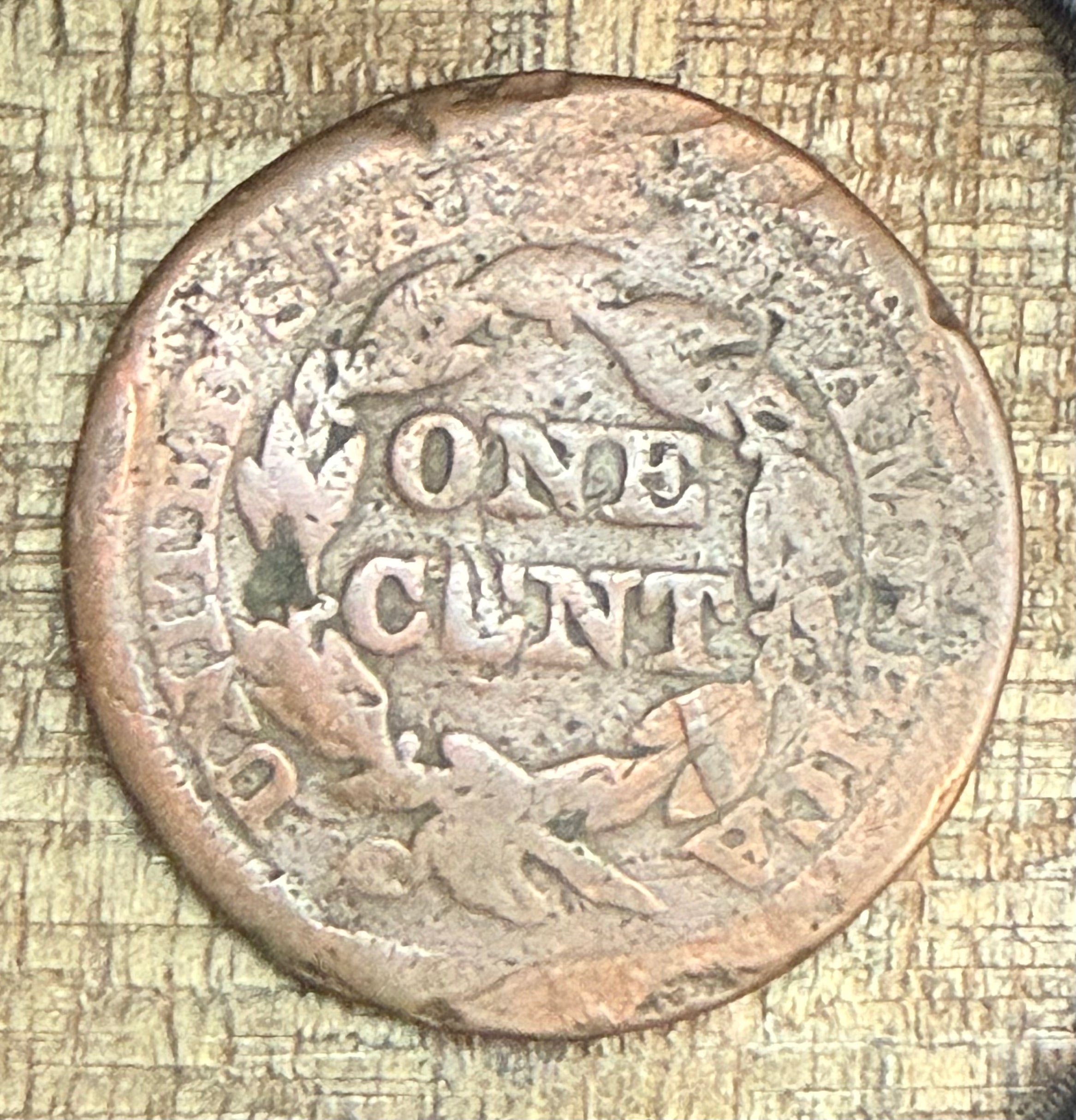 1849 1C Large Cent