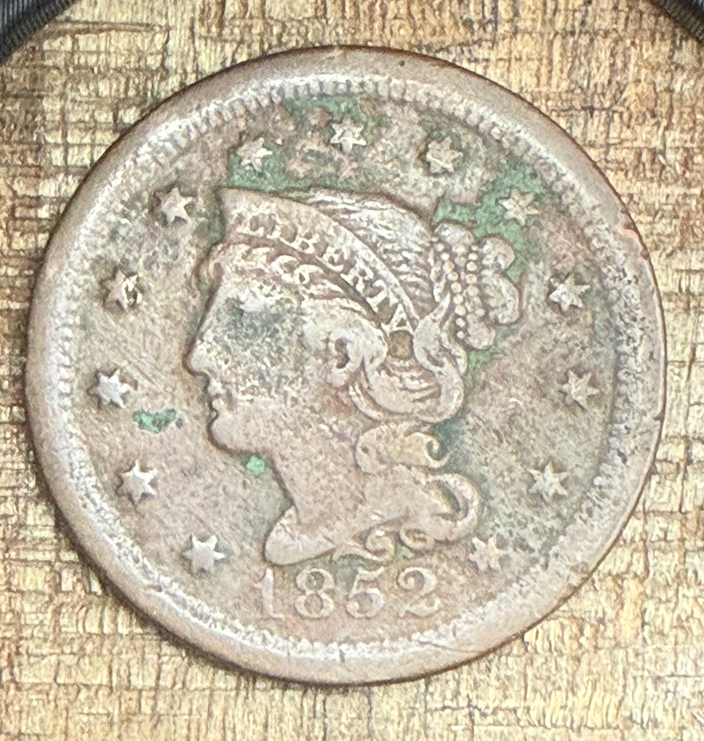 1852 1C Large Cent