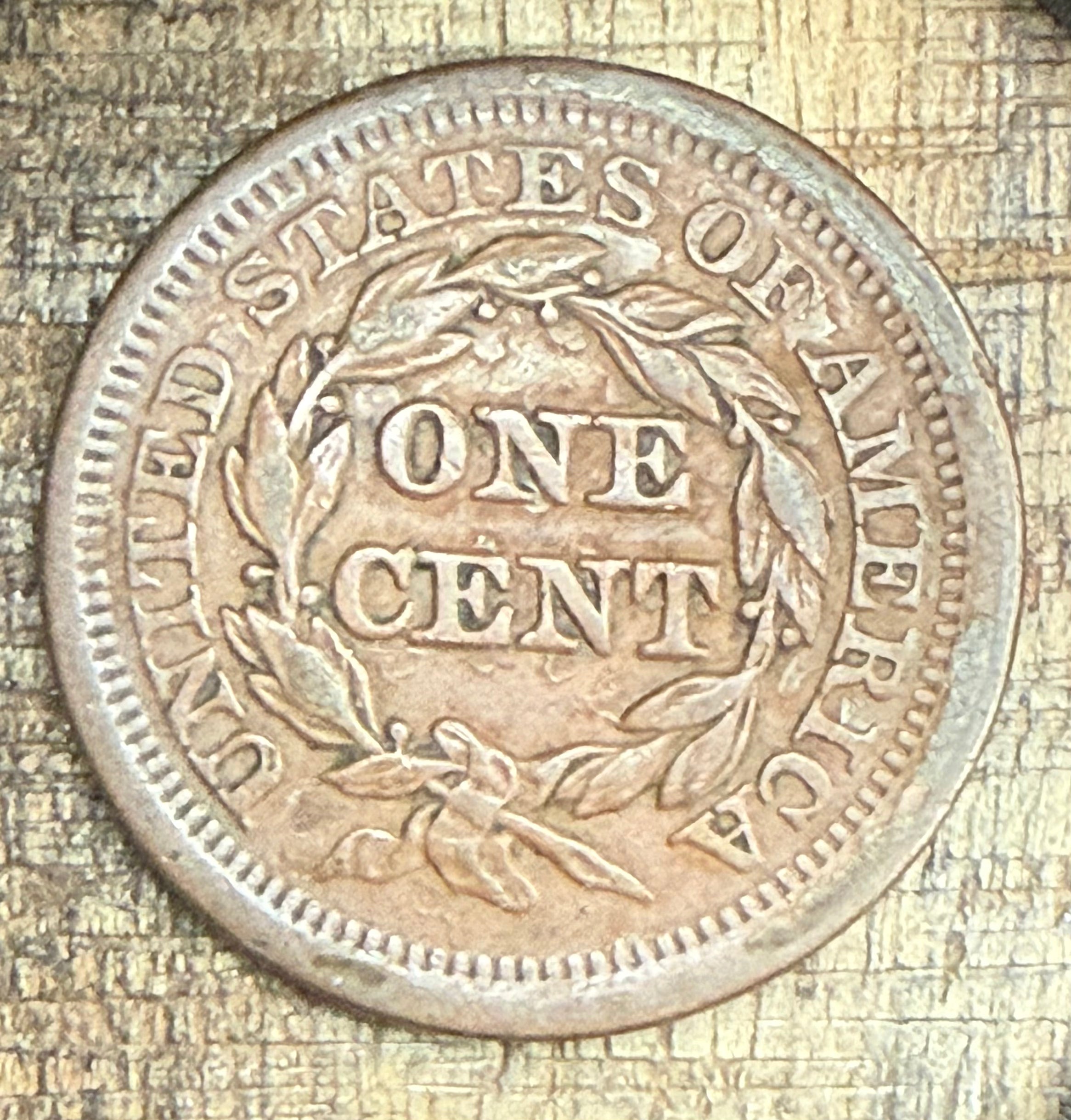 1852 1C Large Cent