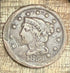 1854 1C Large Cent
