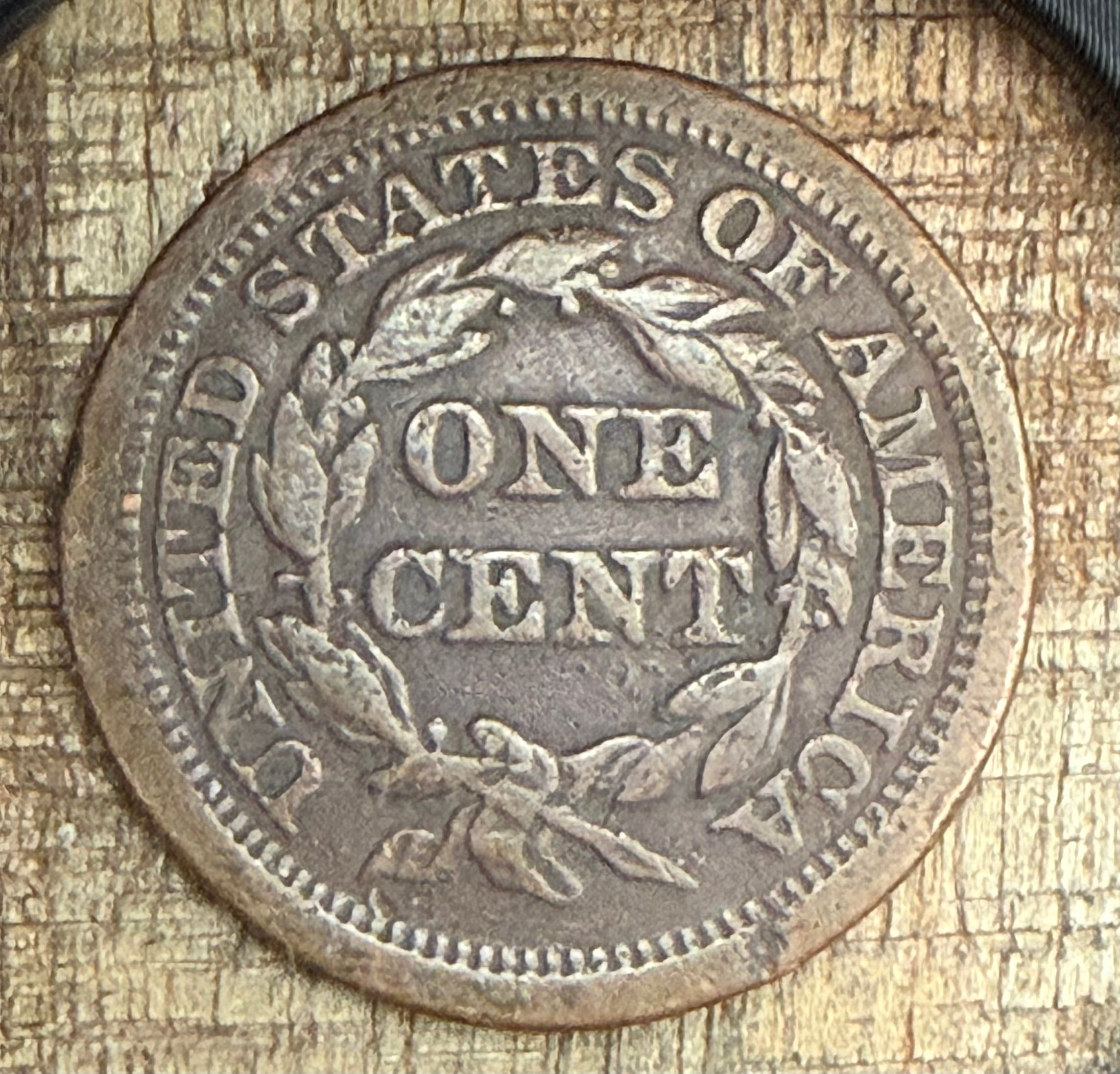 1854 1C Large Cent