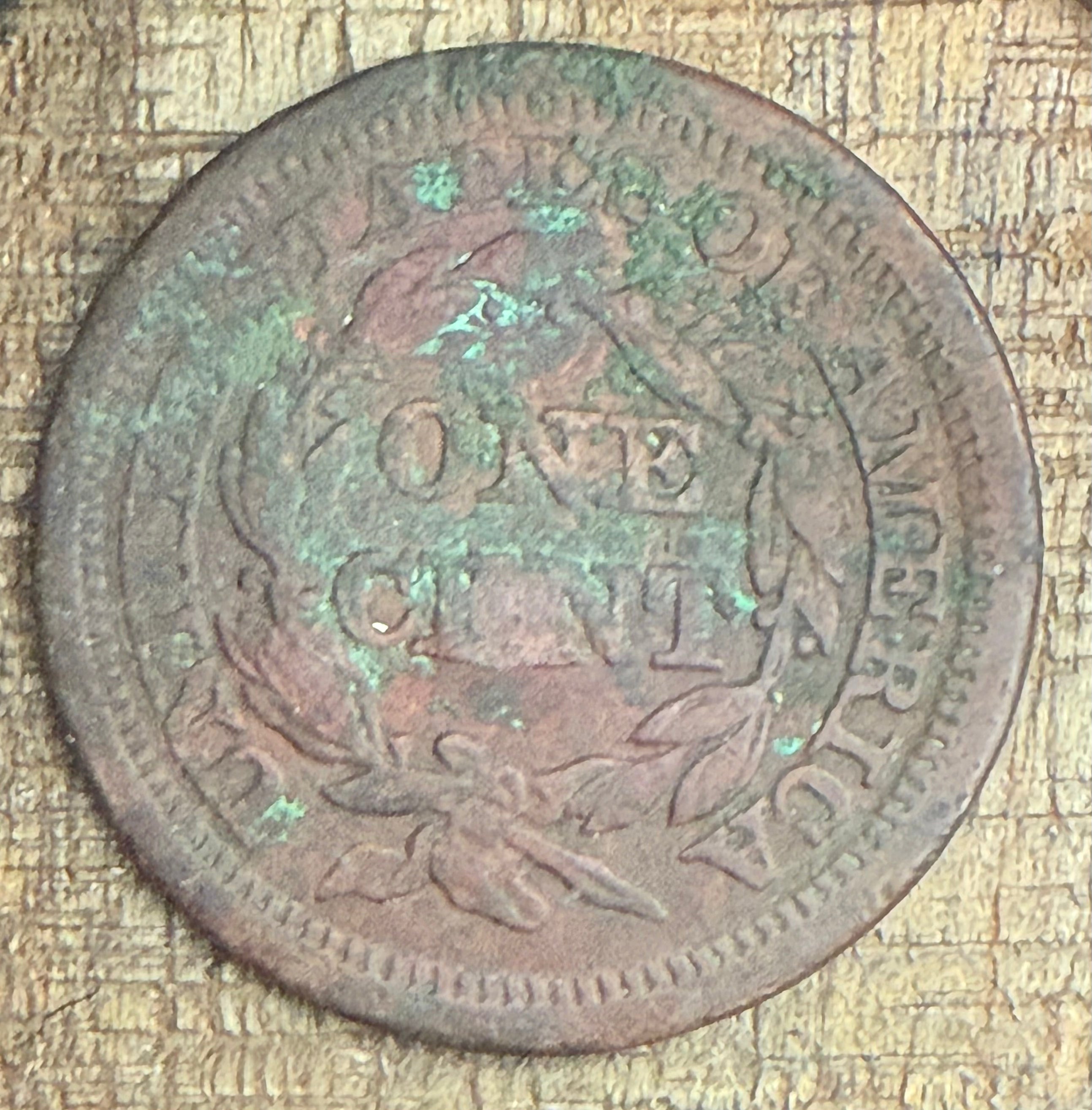 1854 1C Large Cent