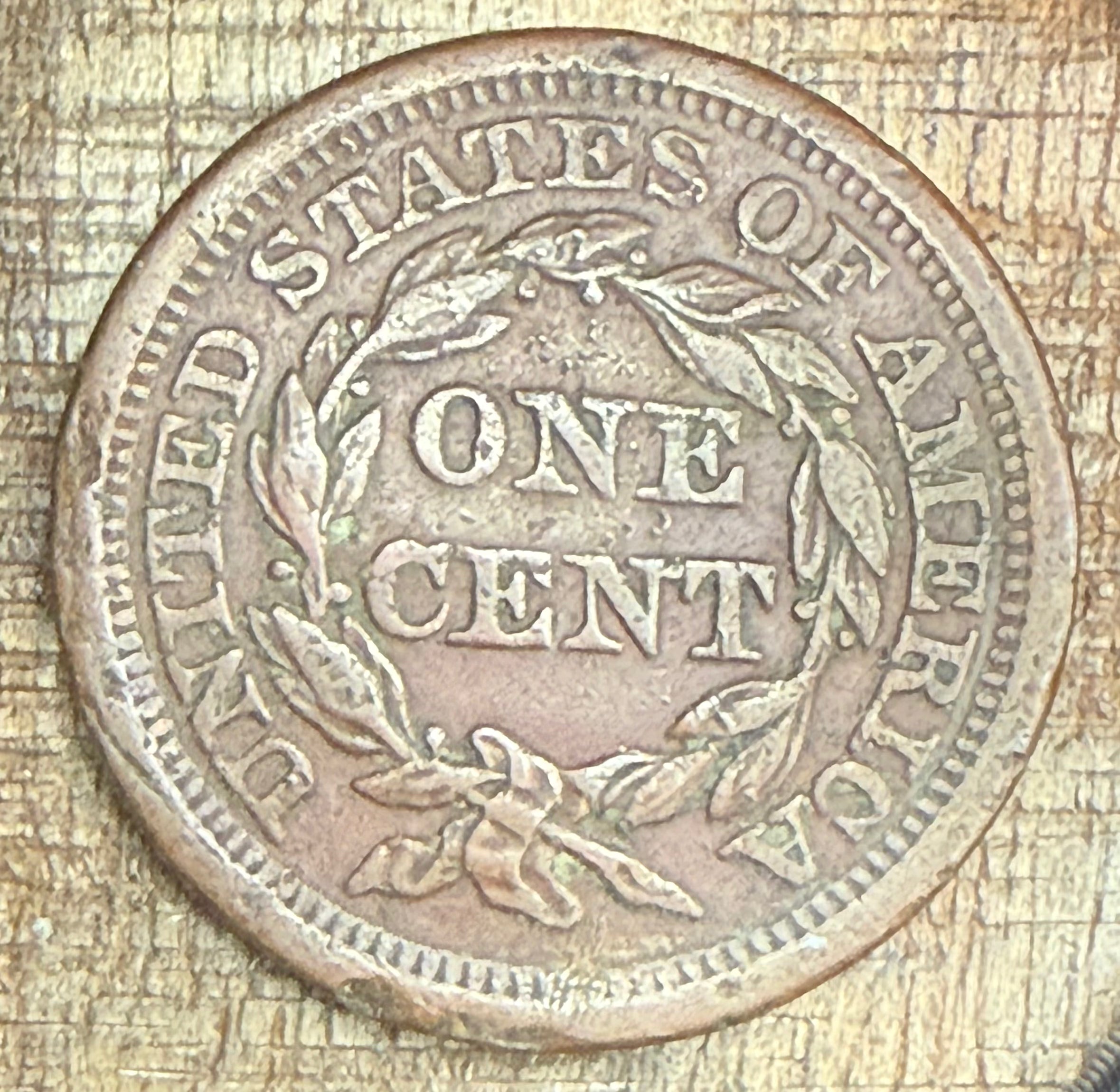 1855 1C Large Cent