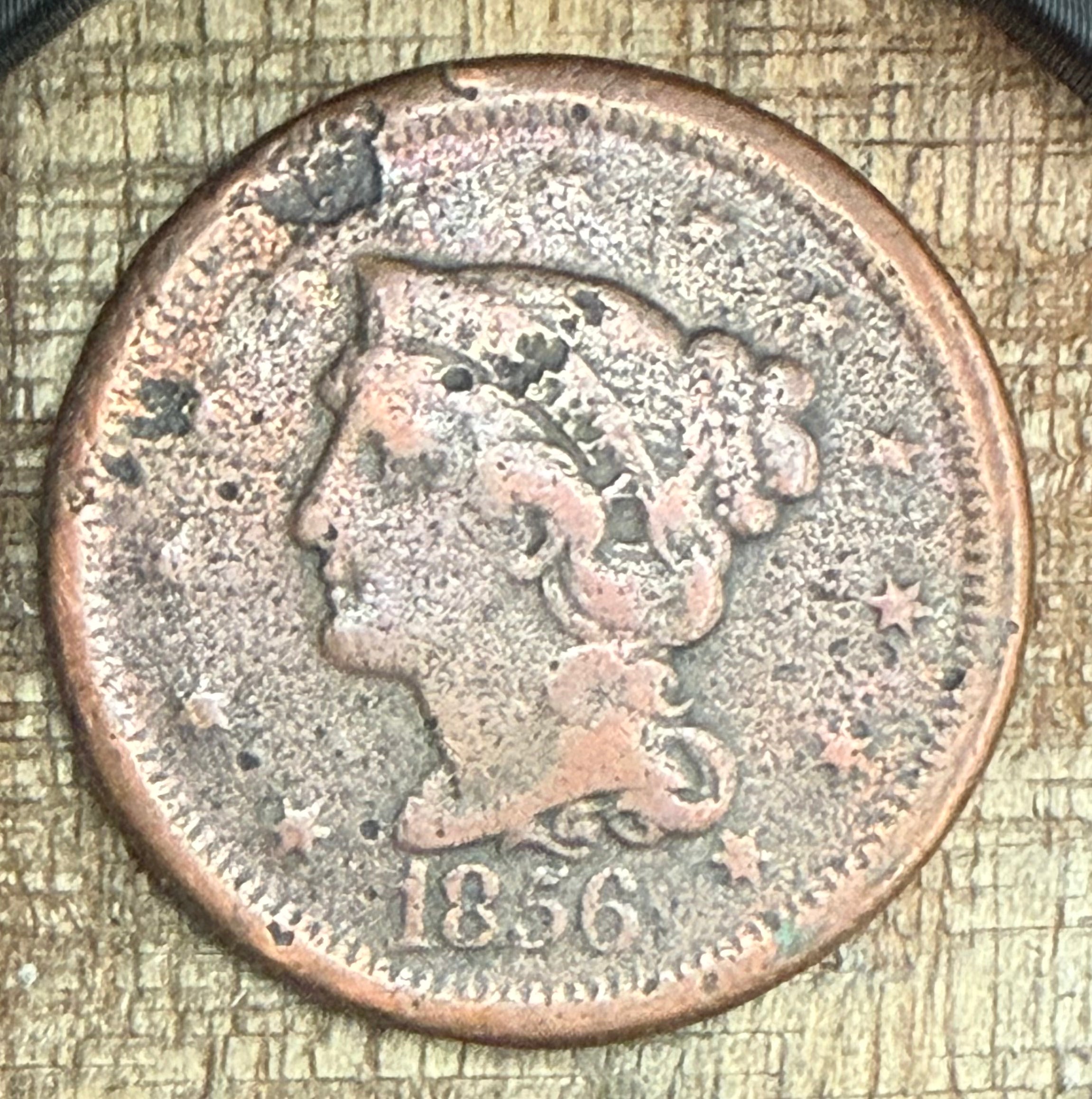 1856 1C Large Cent