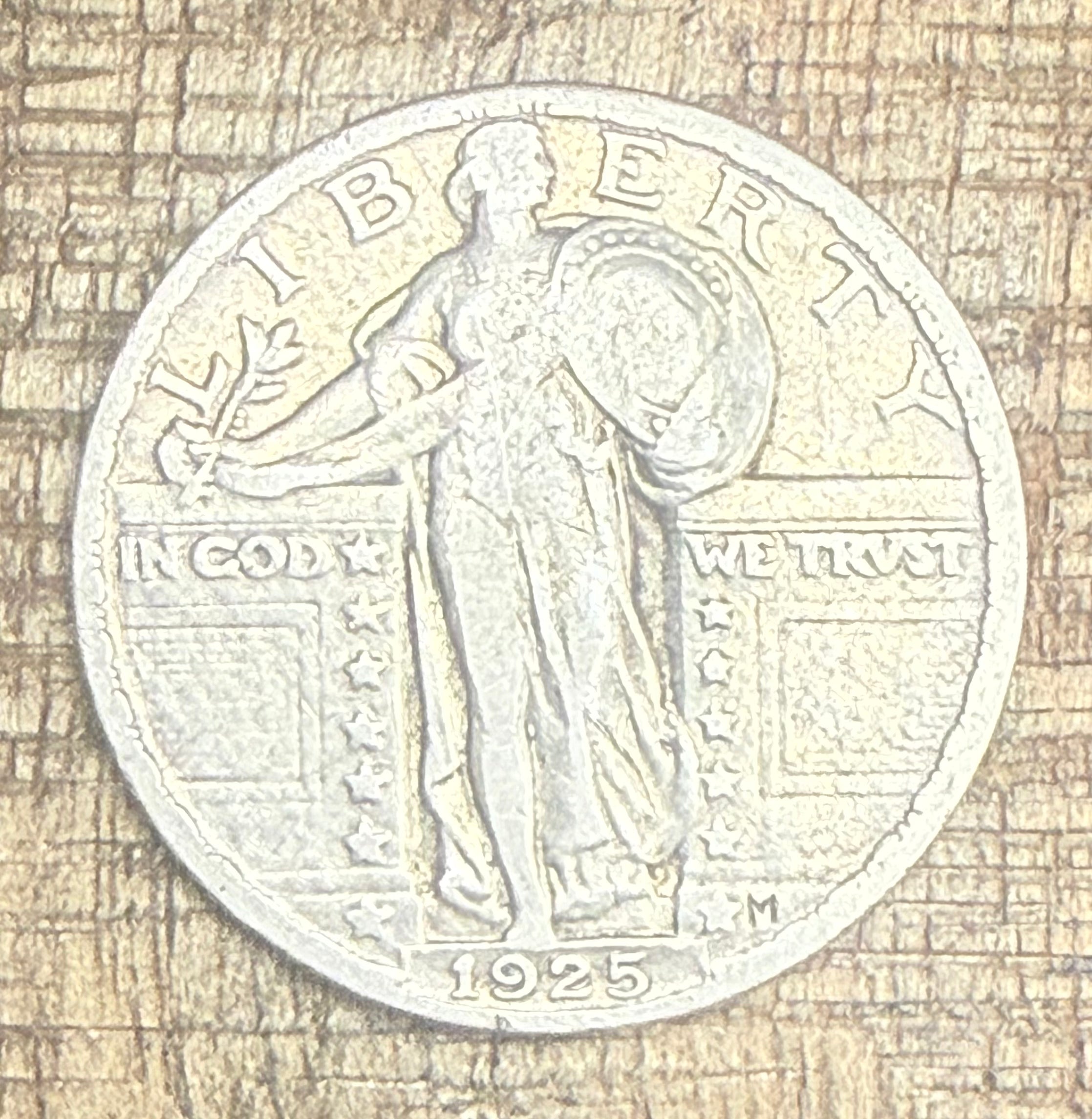 1925 25C US Standing Liberty Quarter