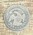 1821 10C Capped Bust Dime ~ Large Date