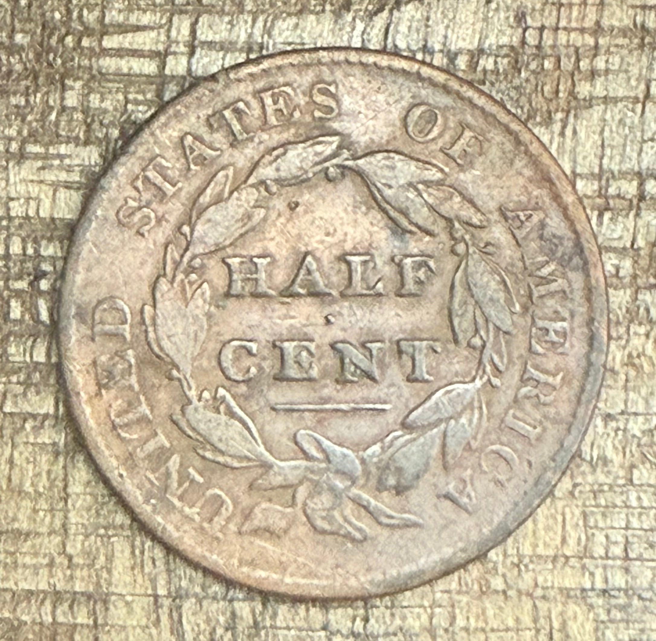 1828 Half Cent ~ Classic Head ~ 13 Stars