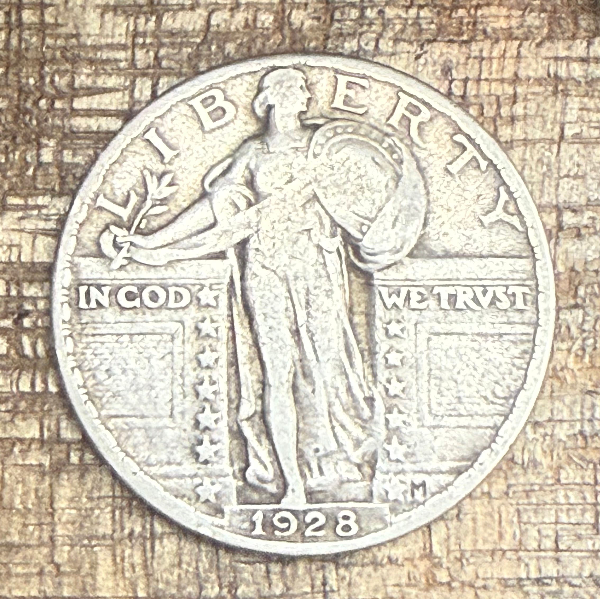 1928 25c. US Standing Liberty Quarter