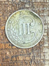 1853 3c US Three Cent ~ Silver