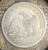 1858-O 50C US Seated Liberty Half Dollar