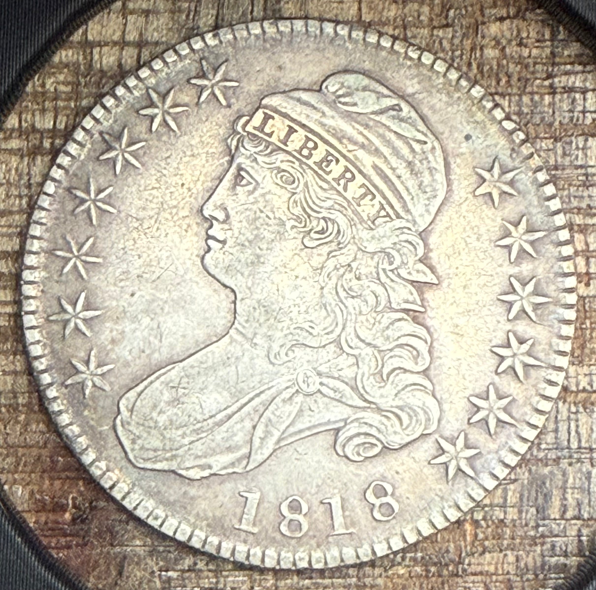 1818 50c US Capped Bust Half Dollar