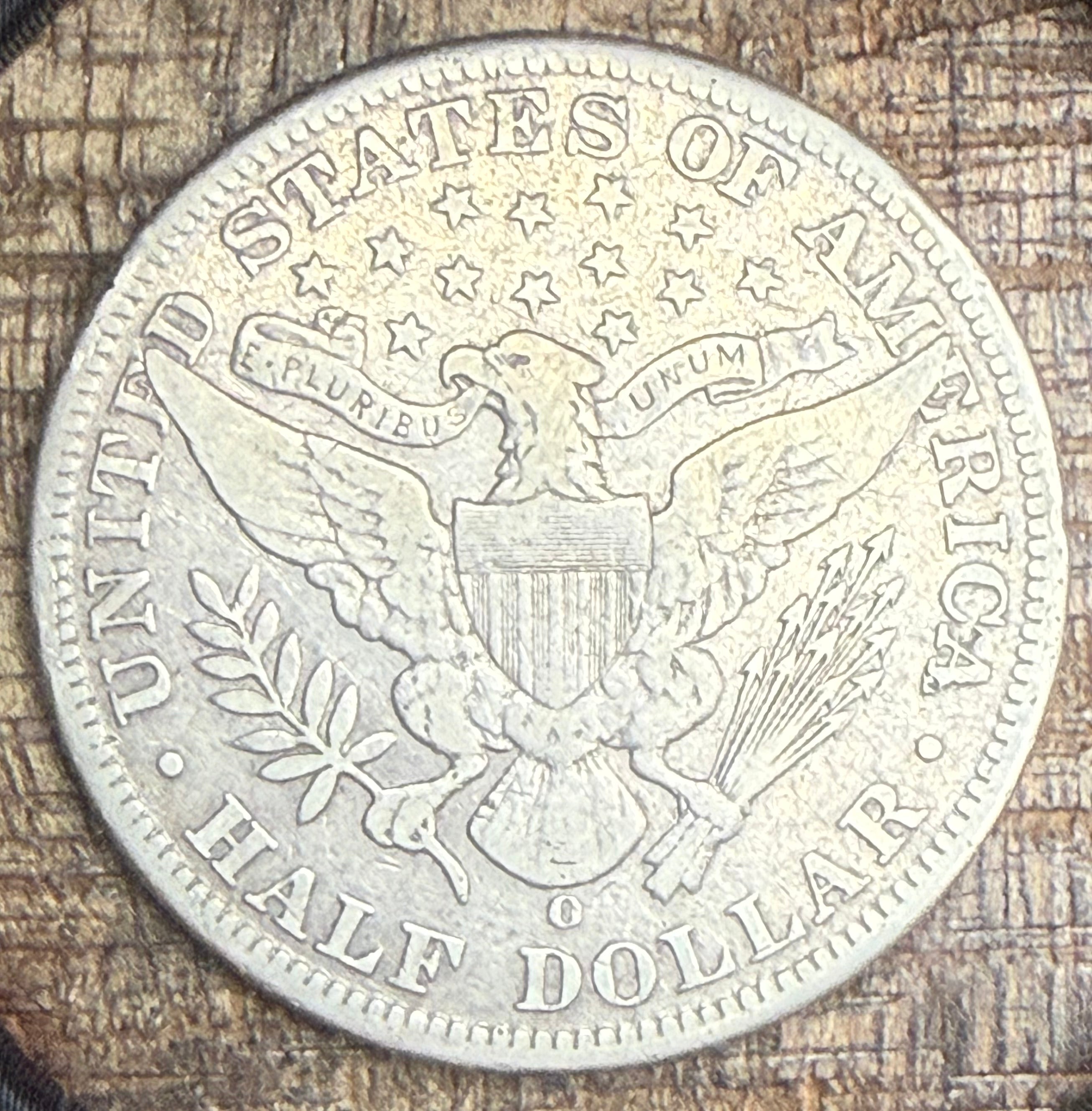 1897-O 50C US Barber Half Dollar