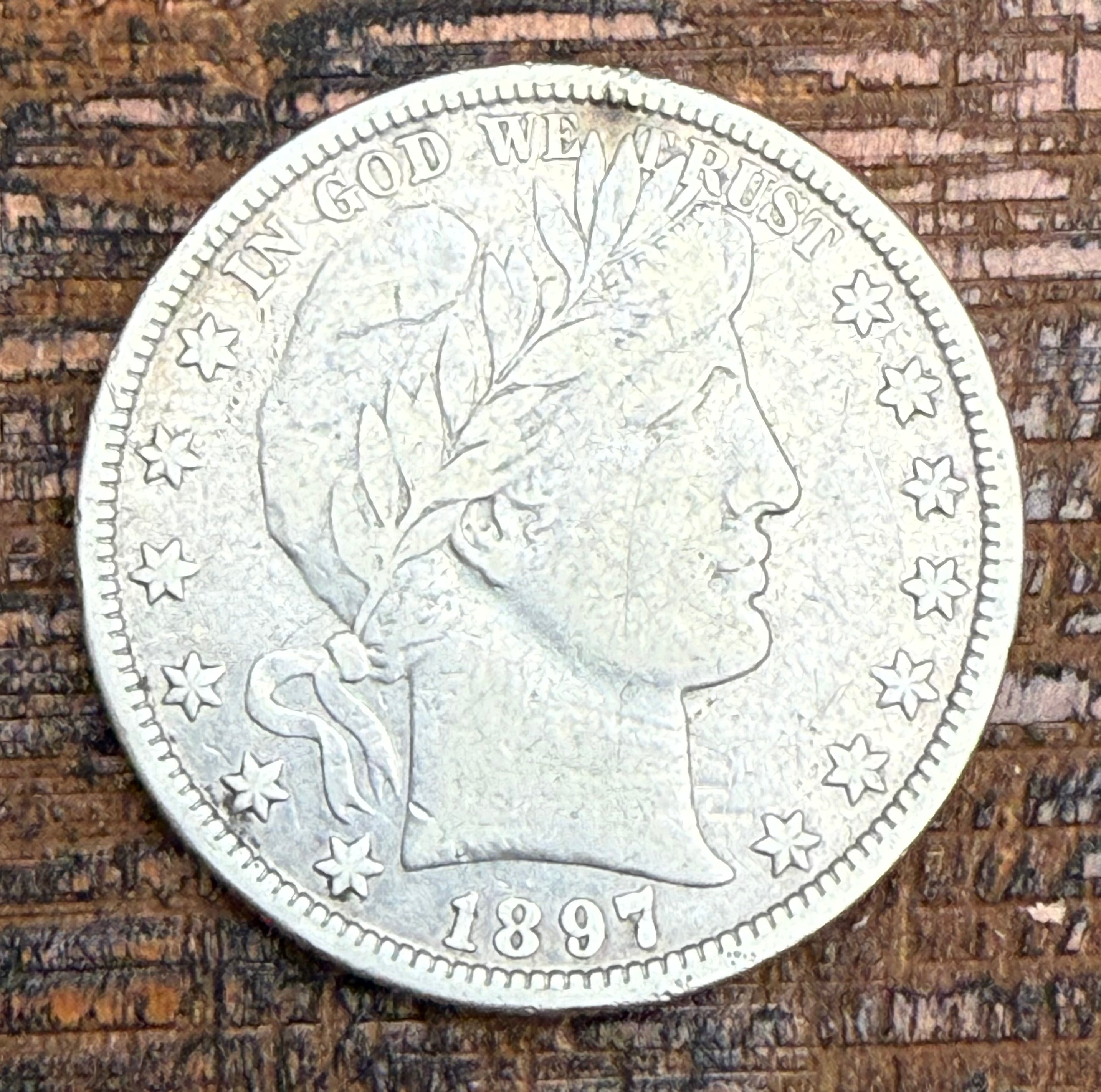 1897-O 50C US Barber Half Dollar