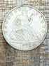 1858-O 50C US Seated Liberty Half Dollar