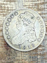 1818/7 50c US Capped Bust Half Dollar