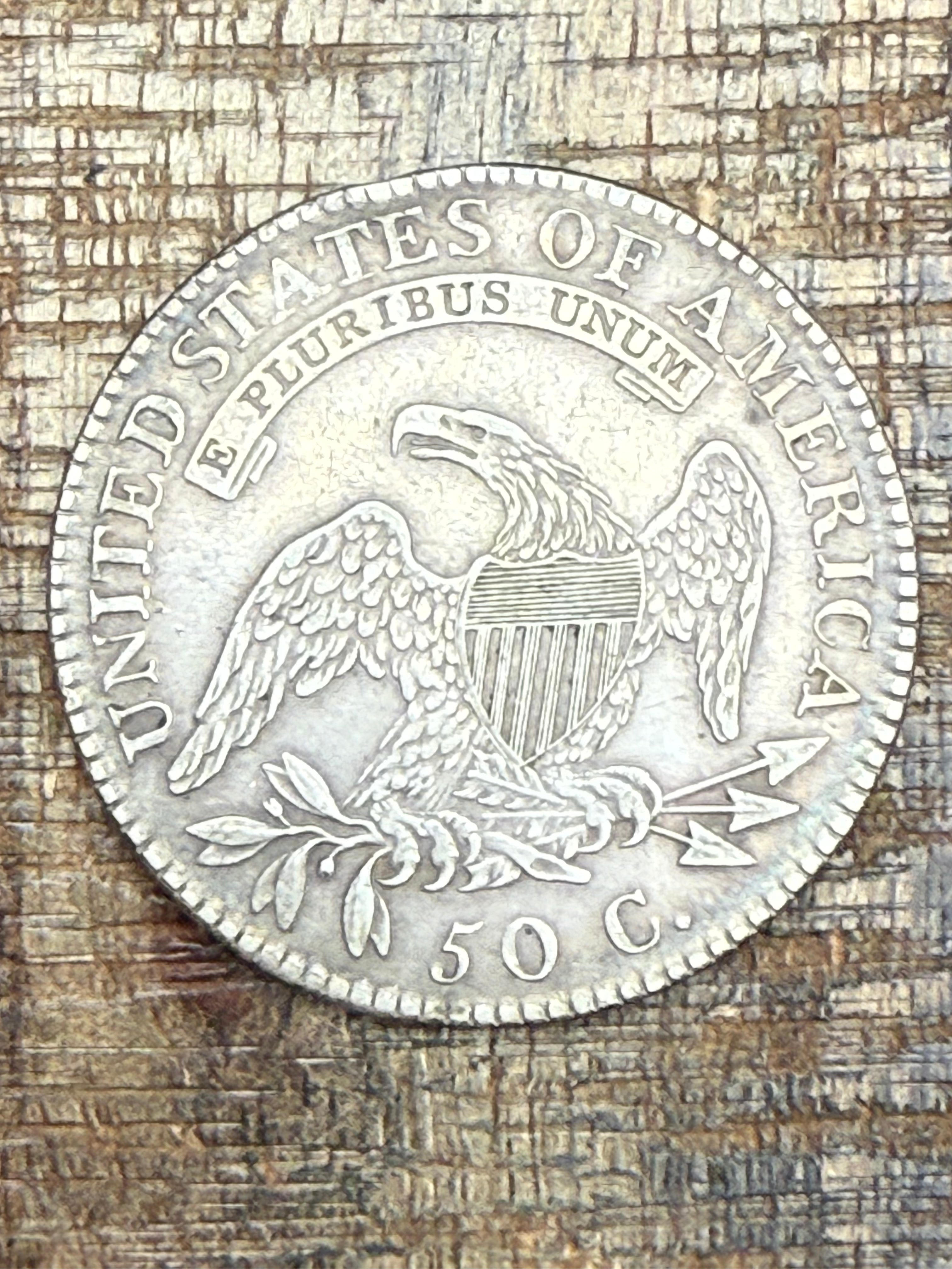 1818 50c US Capped Bust Half Dollar