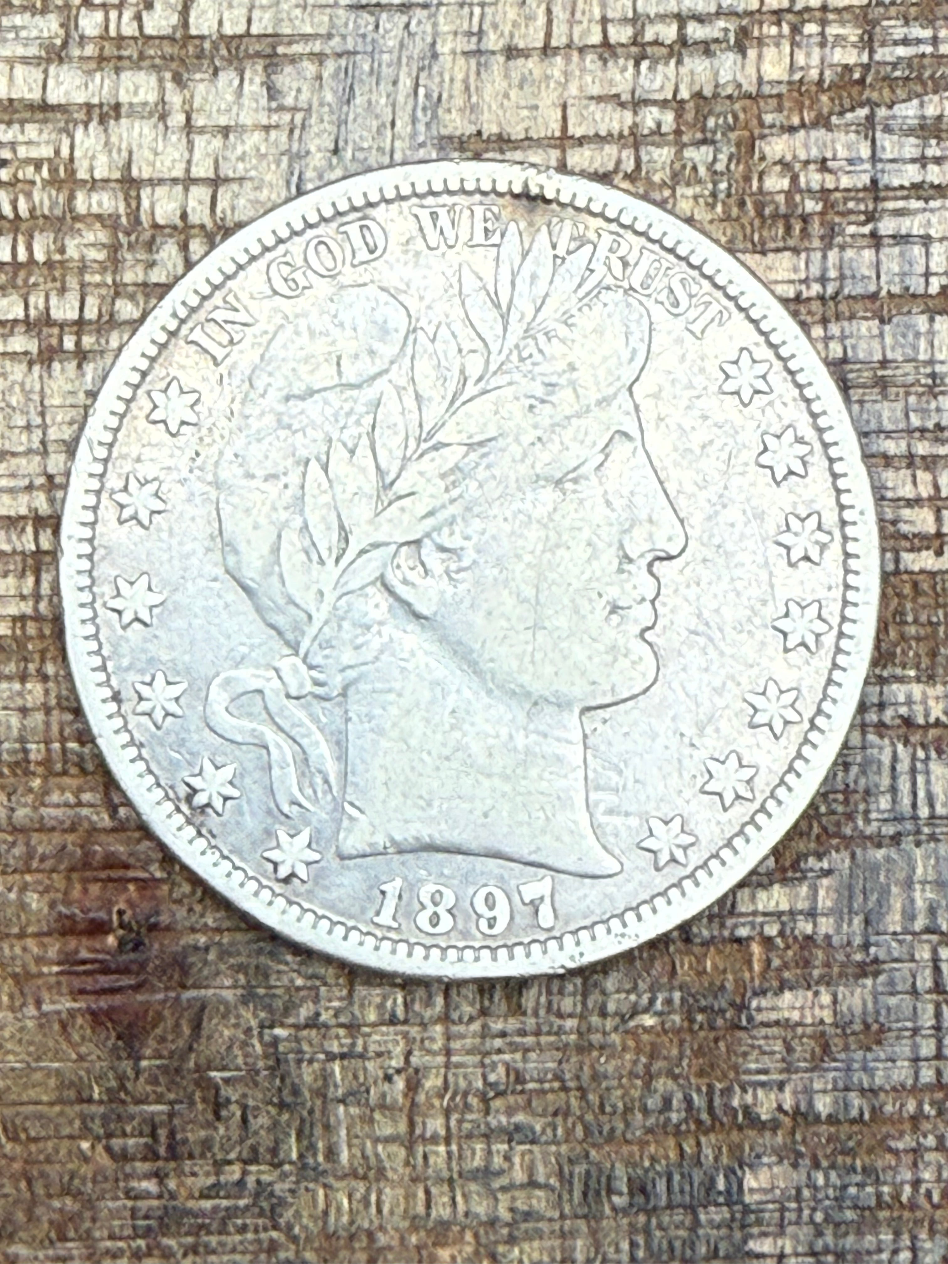 1897-O 50C US Barber Half Dollar