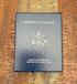 2004-W $1 US American Silver Eagle Proof Coin~Capsule, Presentation Case, and Box with COA