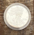 2004-W $1 US American Silver Eagle Proof Coin~Capsule, Presentation Case, and Box with COA