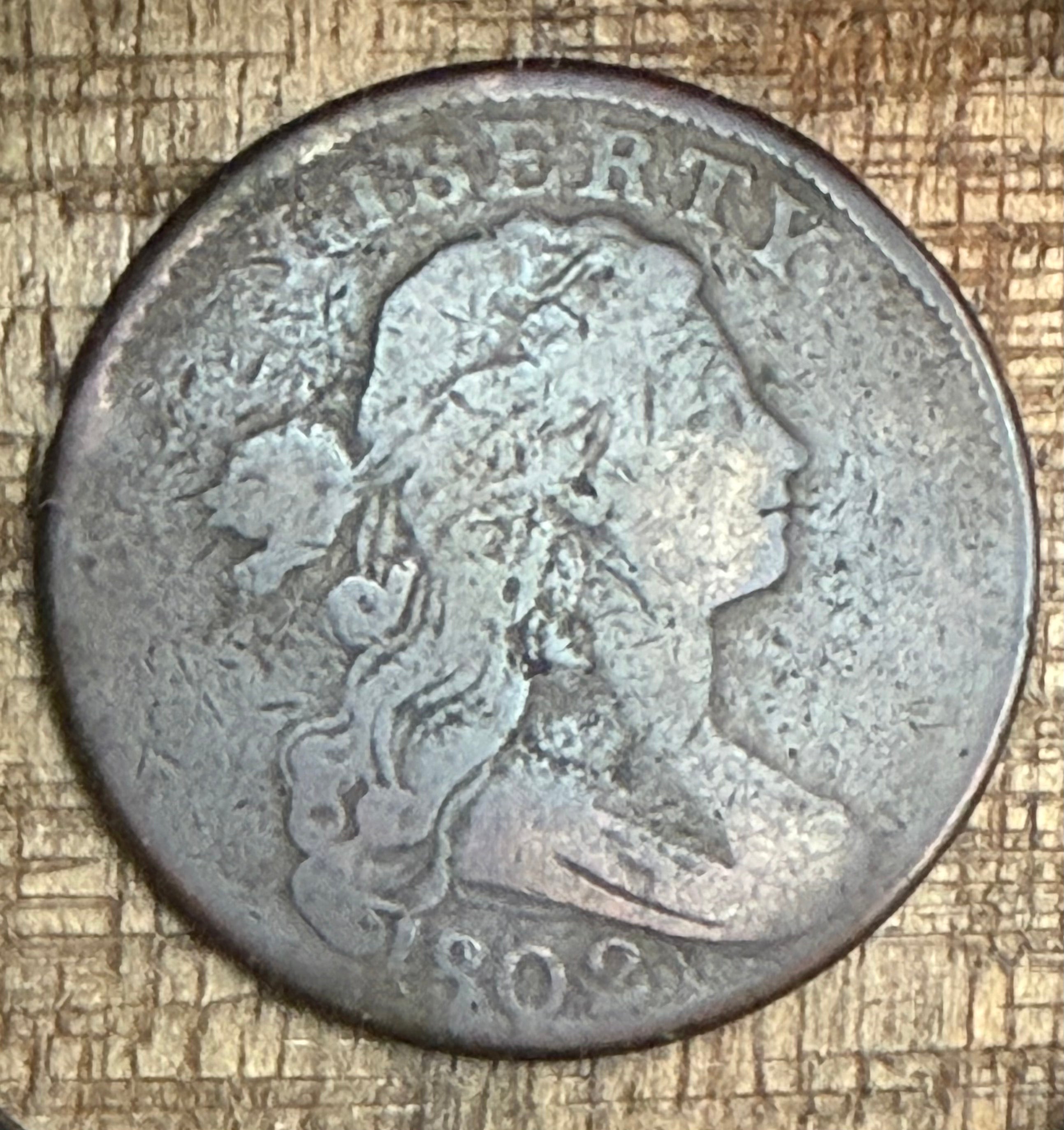 1802 1C US Large Cent~1/100