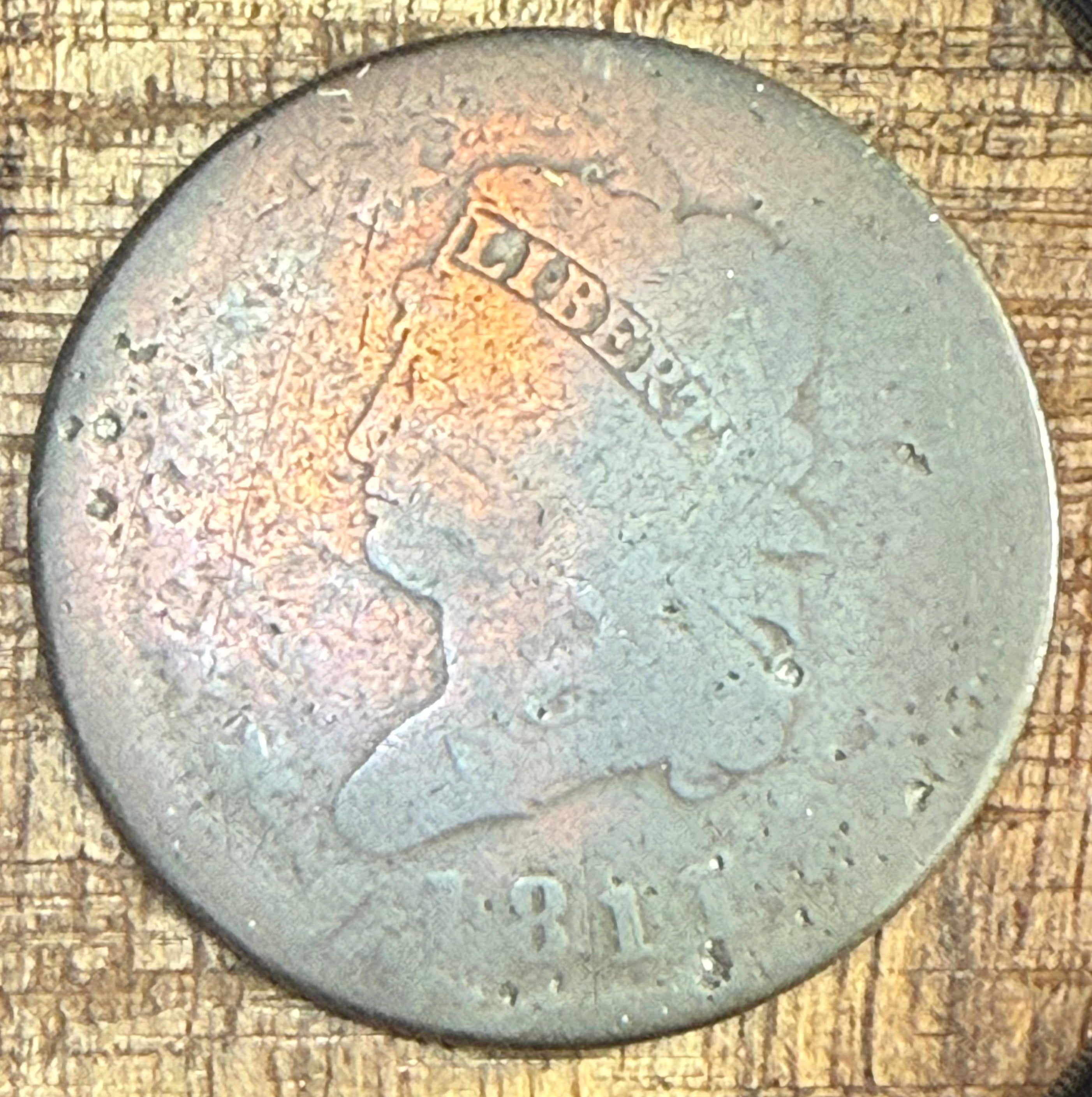 1811 1C US Large Cent