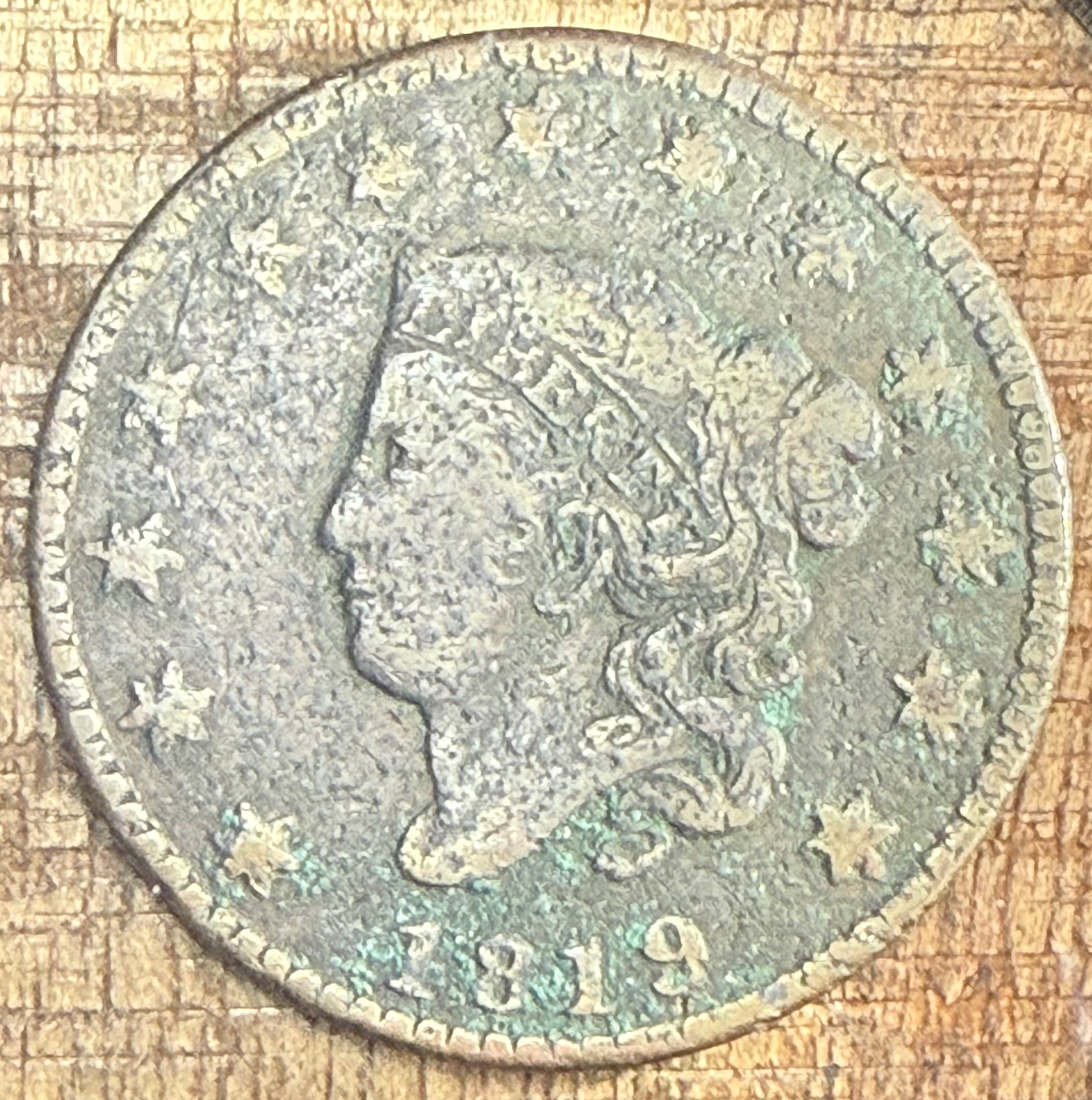 1819 1C US Large Cent