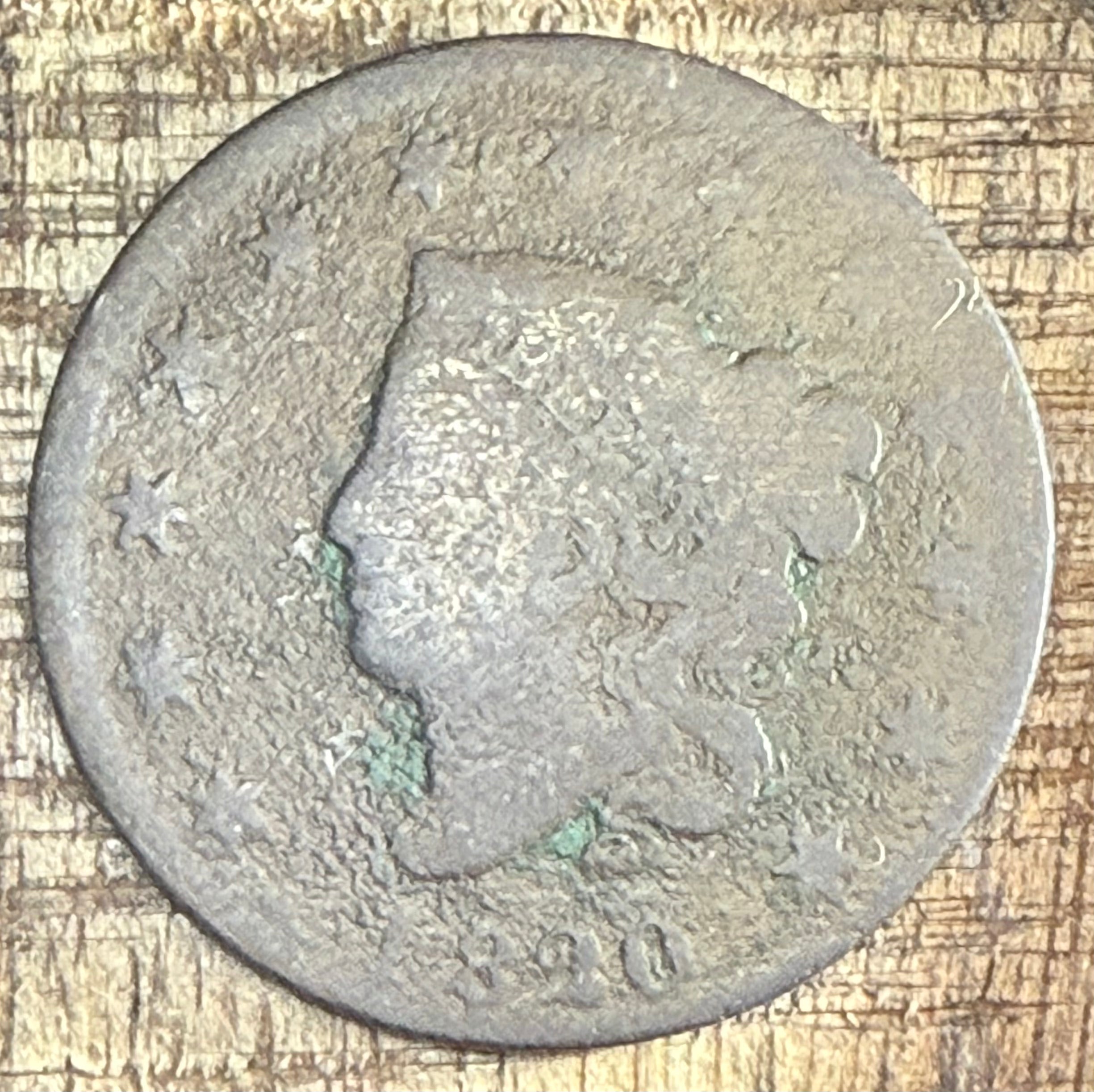 1820 1C US Large Cent