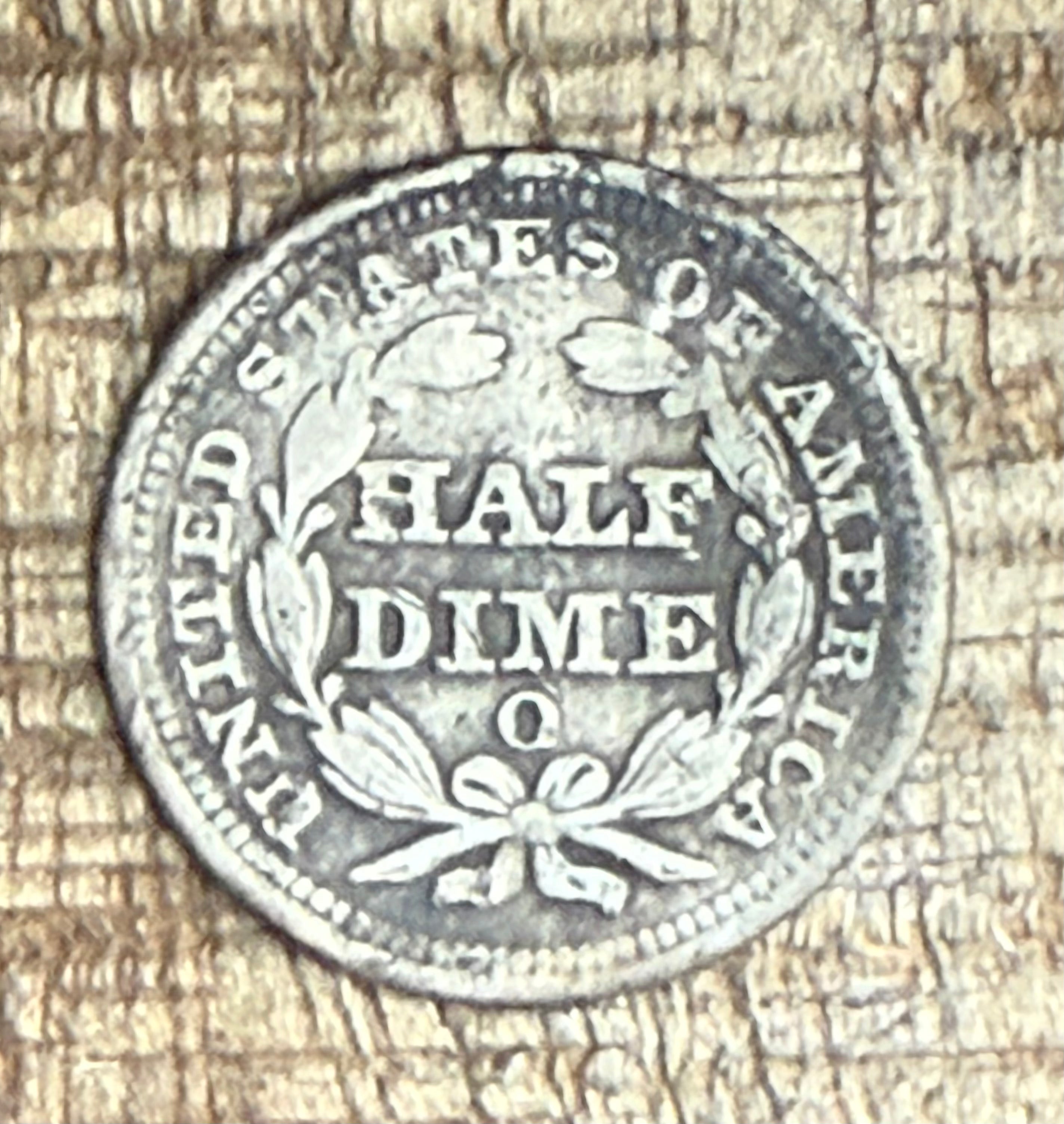 1849-O H10C US Seated Liberty Half Dime