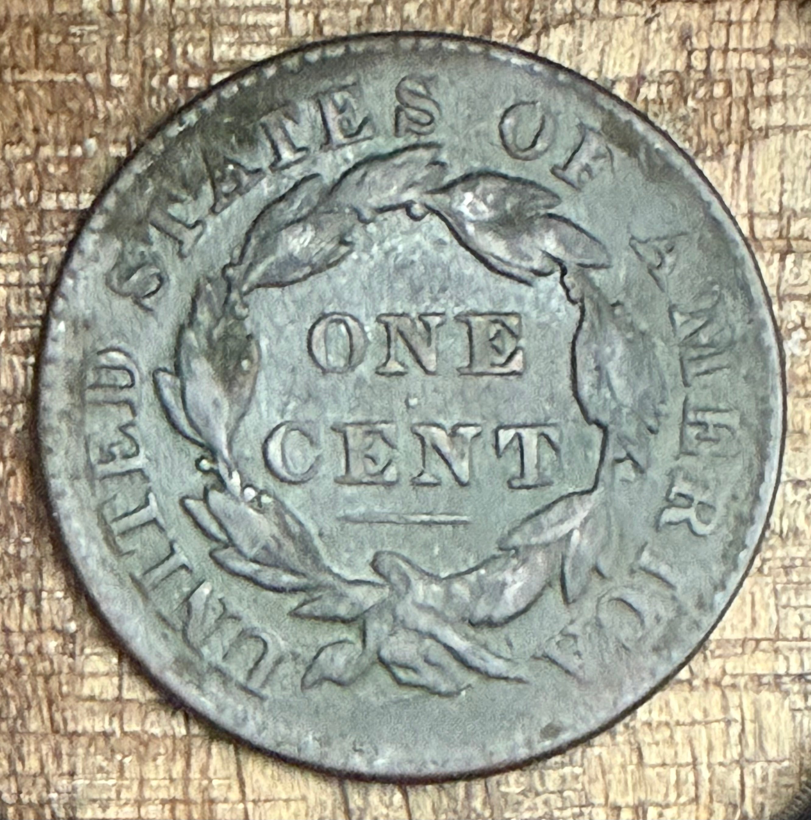 1833 1C US Large Cent