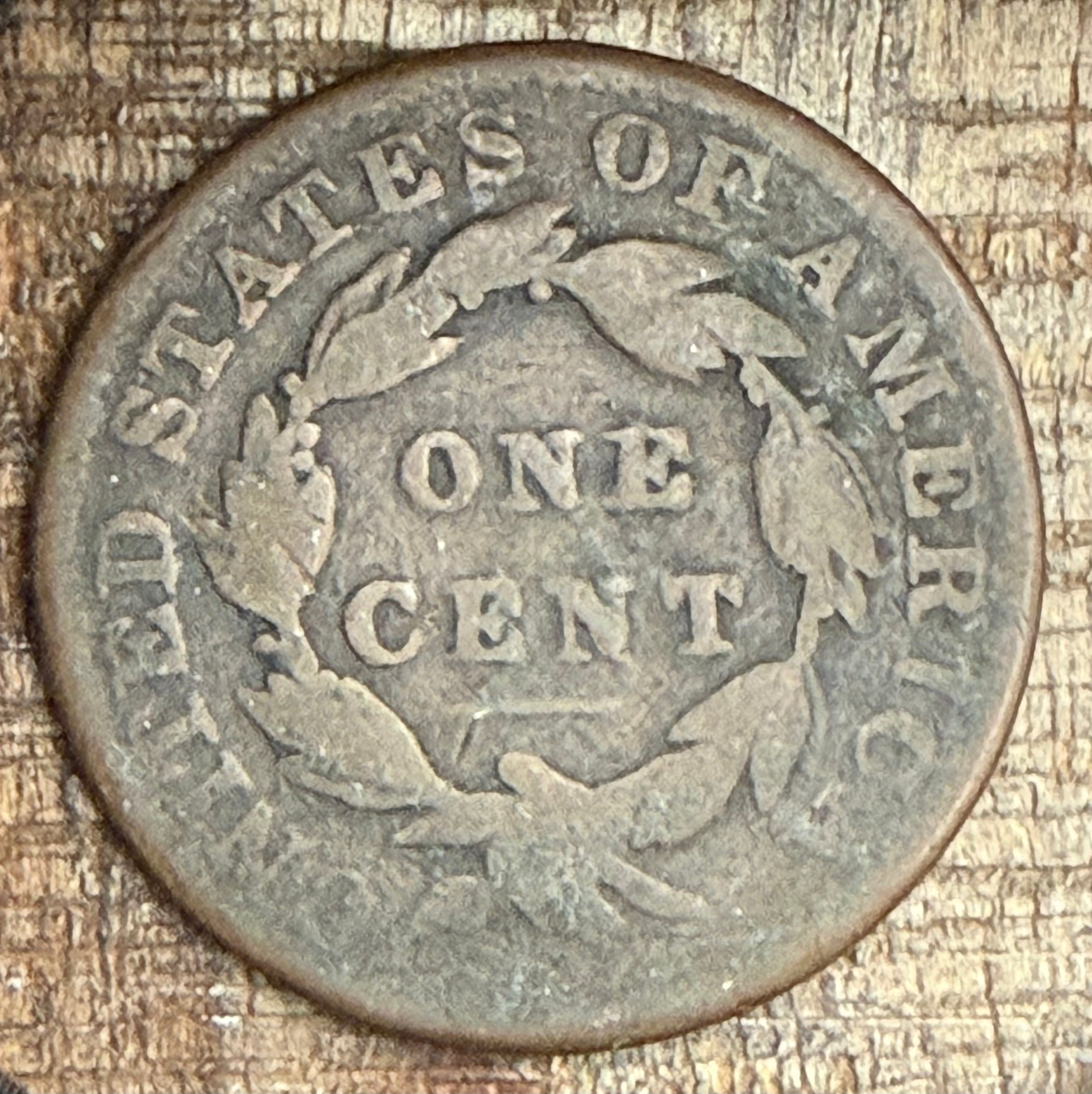 1834 1C US Large Cent