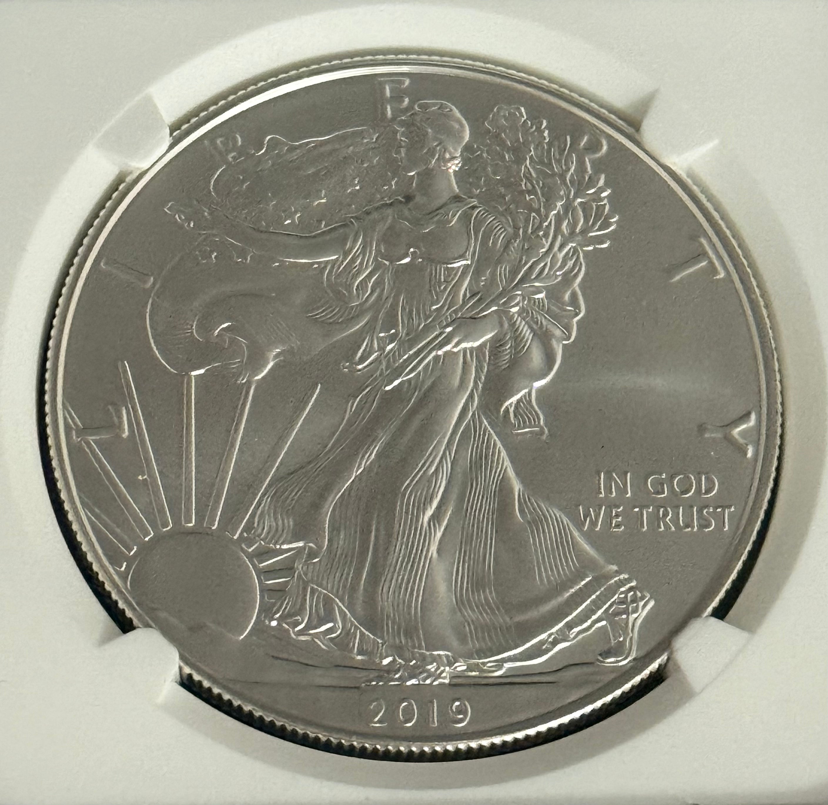 2019 $1 American Silver Eagle NGC MS70
