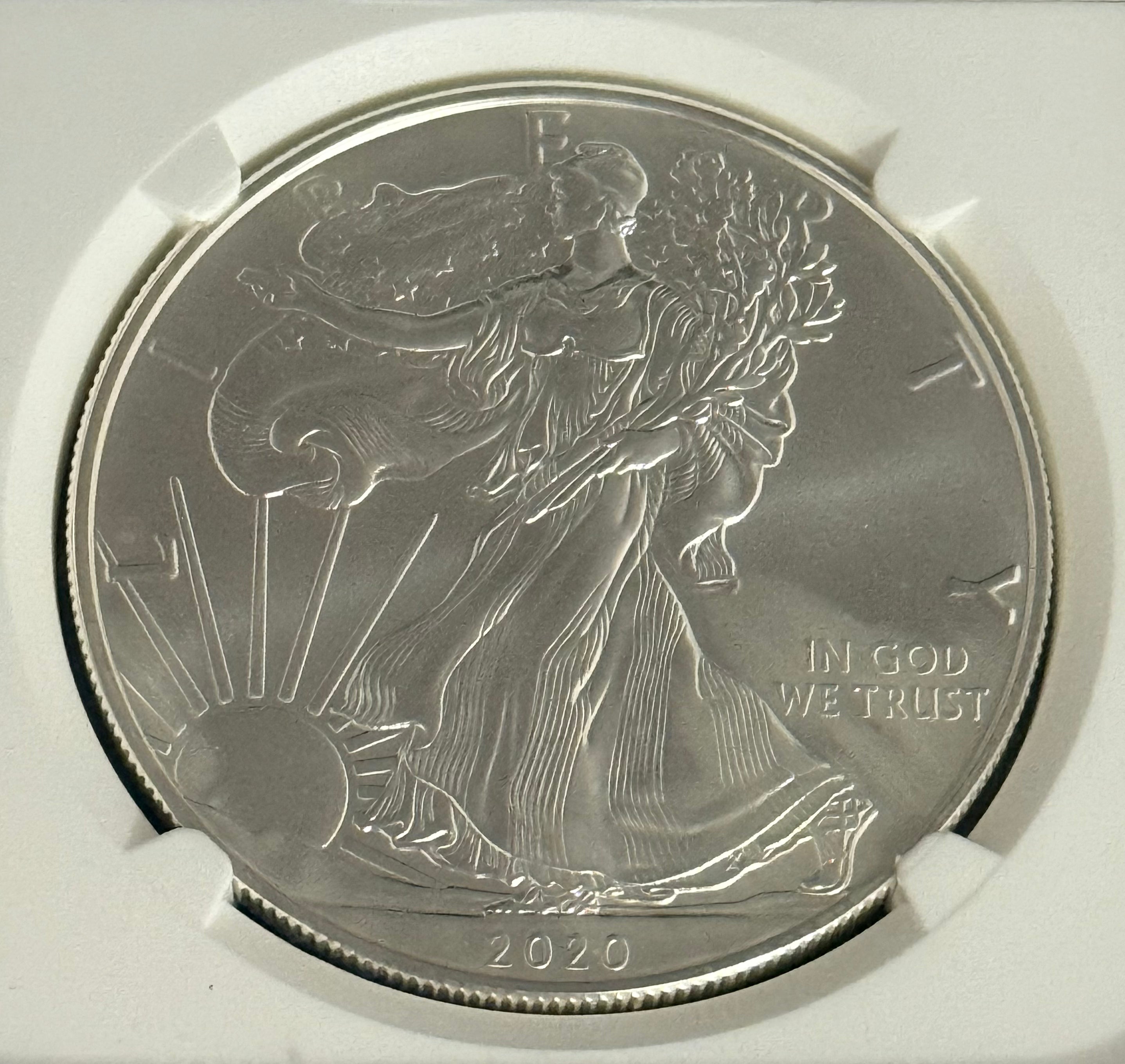 2020 $1 American Silver Eagle NGC MS70