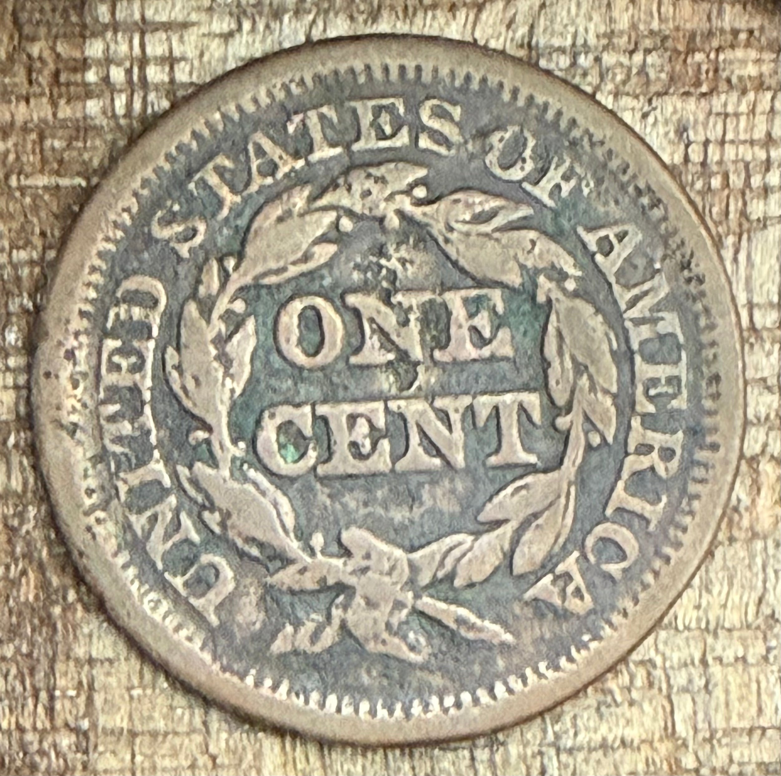 1847 1C US Large Cent