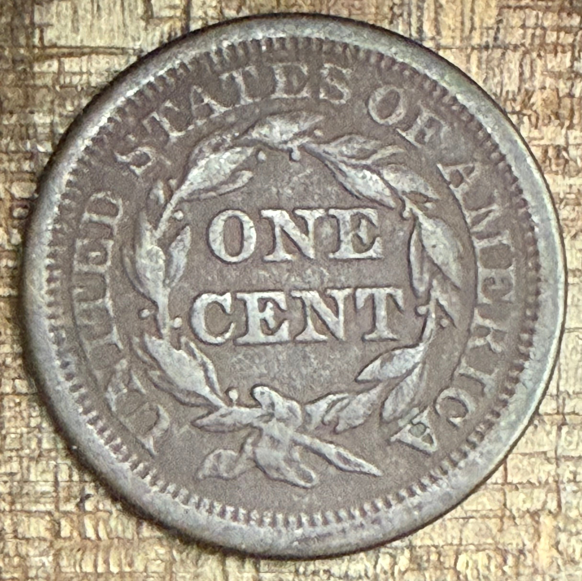 1851 1C US Large Cent