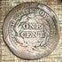 1854 1C US Large Cent ~ Coin Bent/Damaged